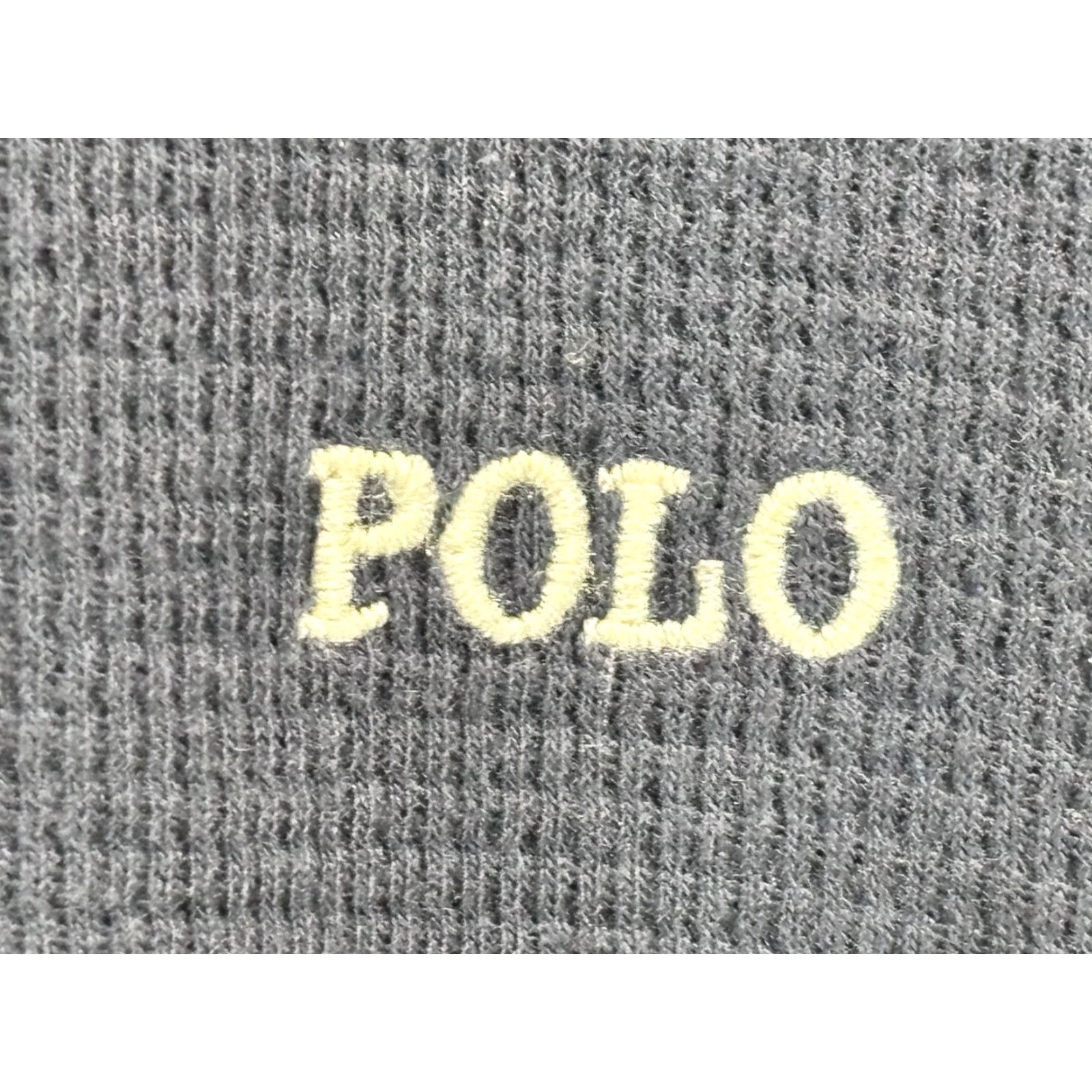 Polo Ralph Lauren VINTAGE Polo Ralph Lauren Thermal Sleepwear Shirt XL Mens Blue Pony Logo Waffle Knit Long Sleeve Sleep Shirt Size US XL / EU 56 / 4 - 4 Thumbnail