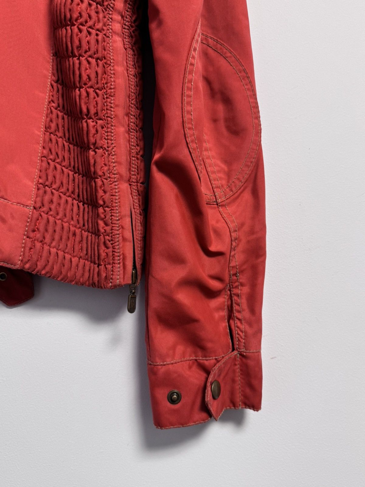 Belstaff × Vintage Belstaff Gold Label Cropped Moto Jacket Ramones Size L / US 10 / IT 46 - 16 Thumbnail