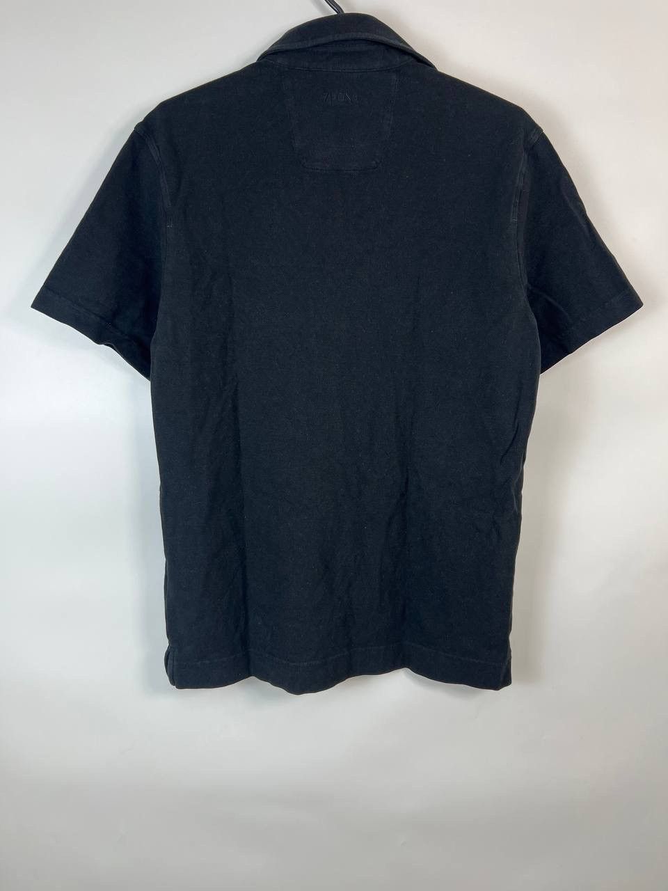 Z Zegna ZEGNA Polo Shirt Men’s Size S Black 100% Cotton Size US S / EU 44-46 / 1 - 2 Thumbnail