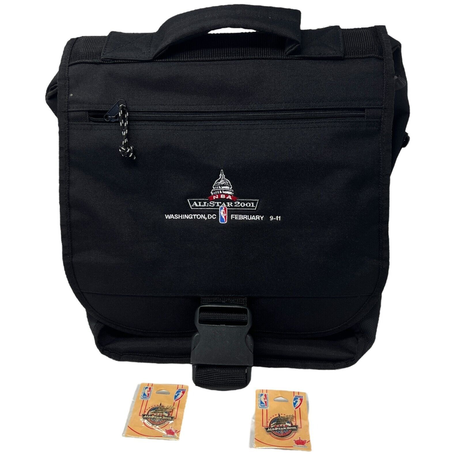 Other Vintage NBA All-Star 2001 Laptop & Messenger Bag + 2 Pins Size ONE SIZE - 1 Thumbnail