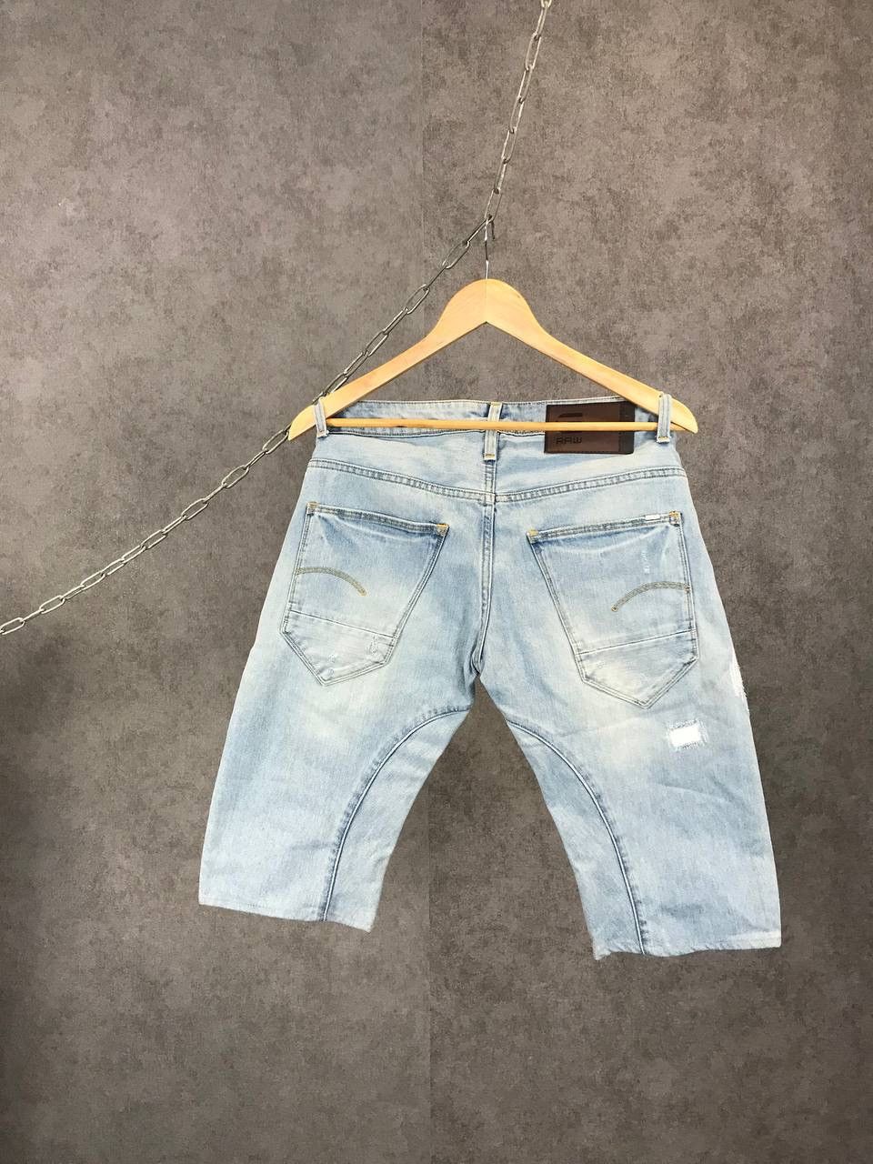 G-Star G Star Raw distressed denim shorts Size US 28 / EU 44 - 8 Thumbnail