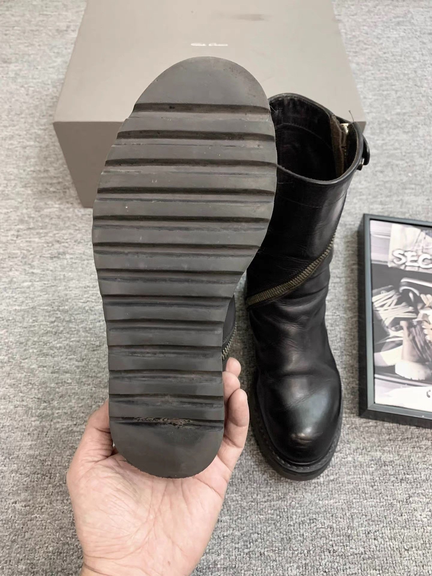 Rick Owens Rick Owens 13AW Mainline Spiral Zip Military Boots K34 Size US 6 / IT 36 - 8 Thumbnail
