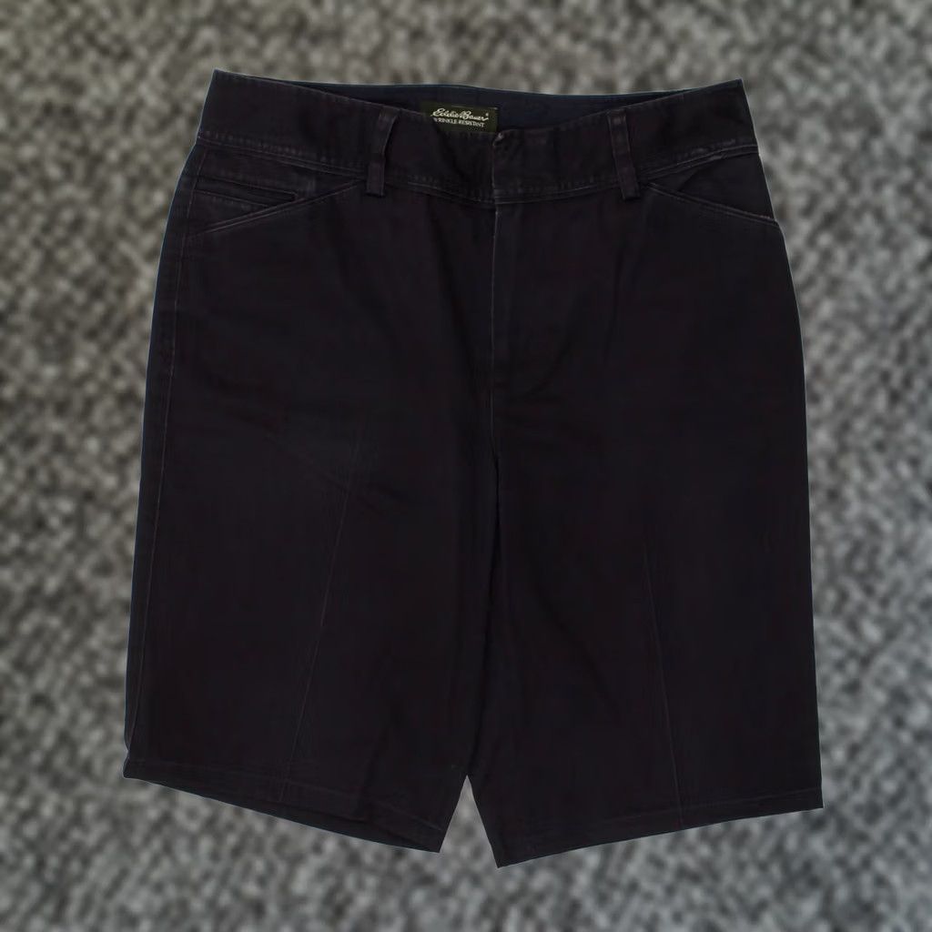 Eddie Bauer VINTAGE Eddie Bauer Womens Casual Shorts US 6 Medium W30 Navy Blue Cotton NQ06 Size 32" / US 10 / IT 46 - 1 Thumbnail