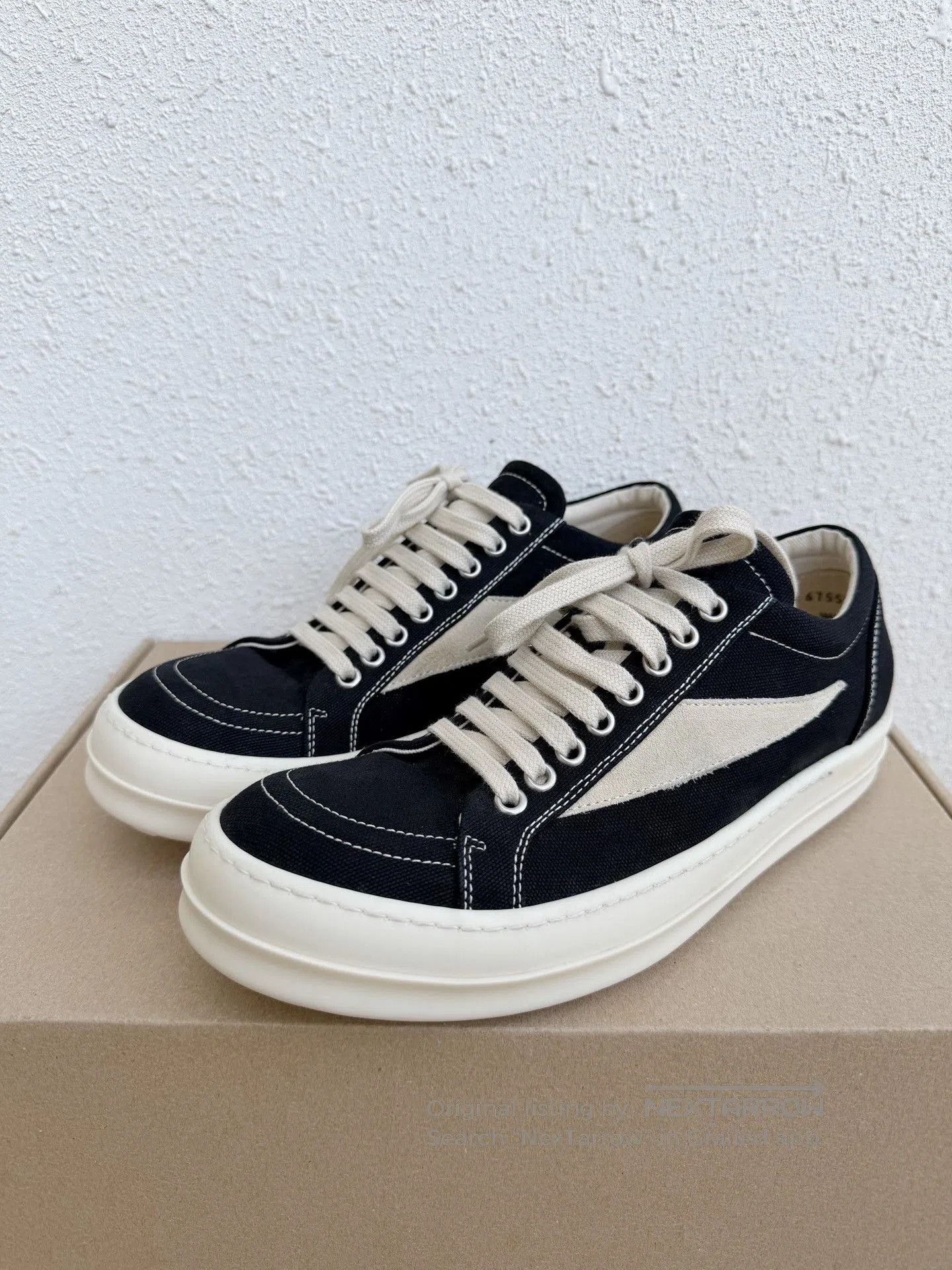 Rick Owens Drkshdw Rick Owens DRKSHDW Canvas Shoes. Size US 7 / EU 40 - 3 Thumbnail