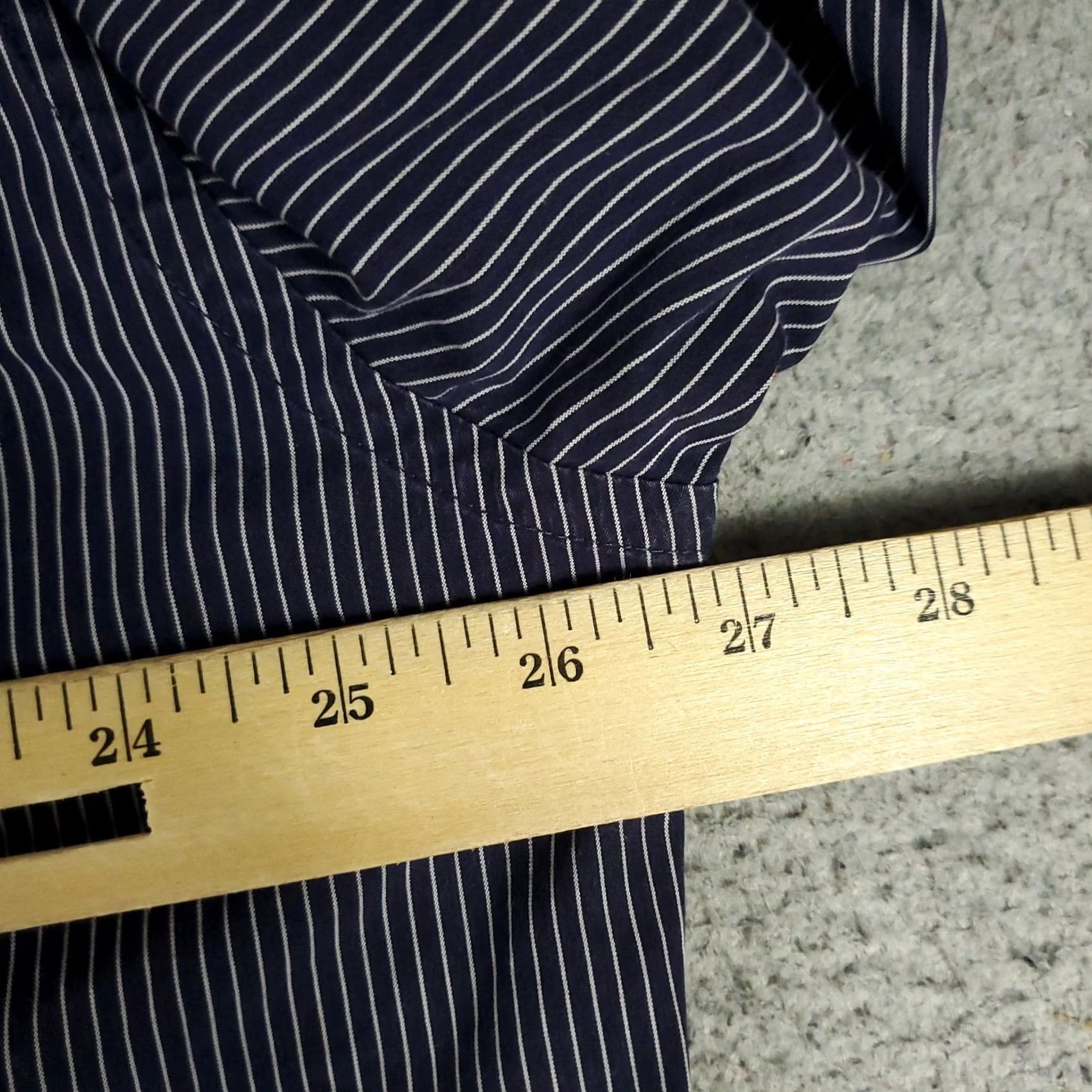Faconnable Façonnable Shirt Mens 2XL Purple Striped Button-Up Long Sleeve Casual Dress Shirt Button-Down Collar Men’s Classic Colorful Modern Preppy Size US XXL / EU 58 / 5 - 7 Thumbnail
