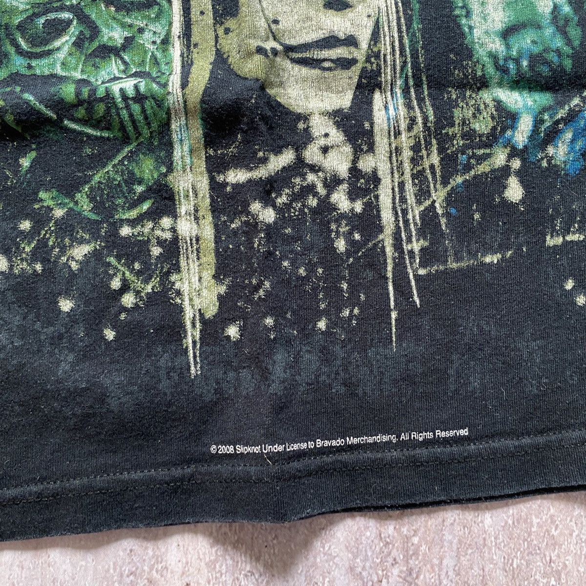 Band Tees × Vintage VINTAGE Y2K SLIPKNOT FADED ALL IVER PRINTED RARE T SHIRT 28 Size US M / EU 48-50 / 2 - 6 Thumbnail