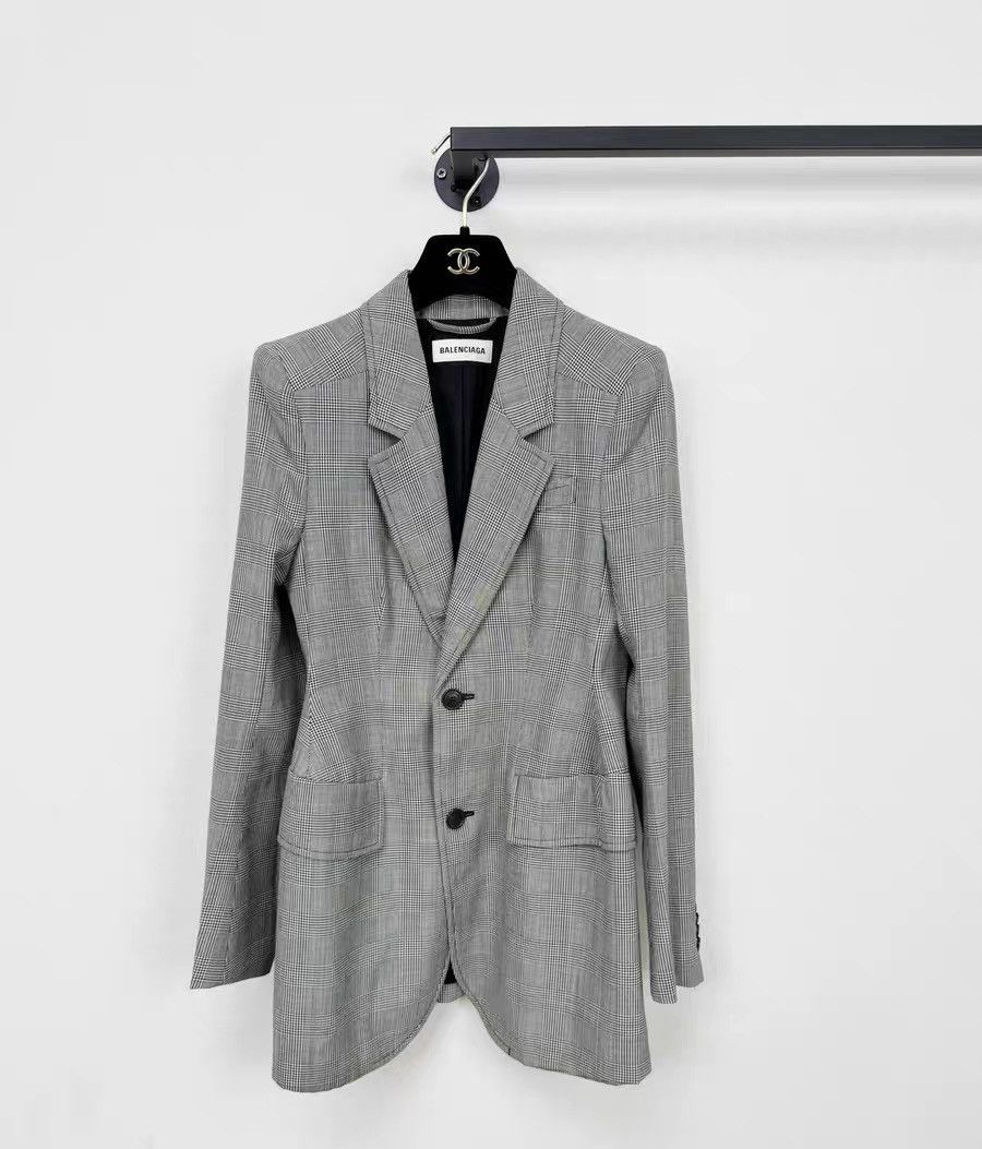 Balenciaga Balenciaga hourglass blazer Size S / US 4 / IT 40 - 1 Thumbnail