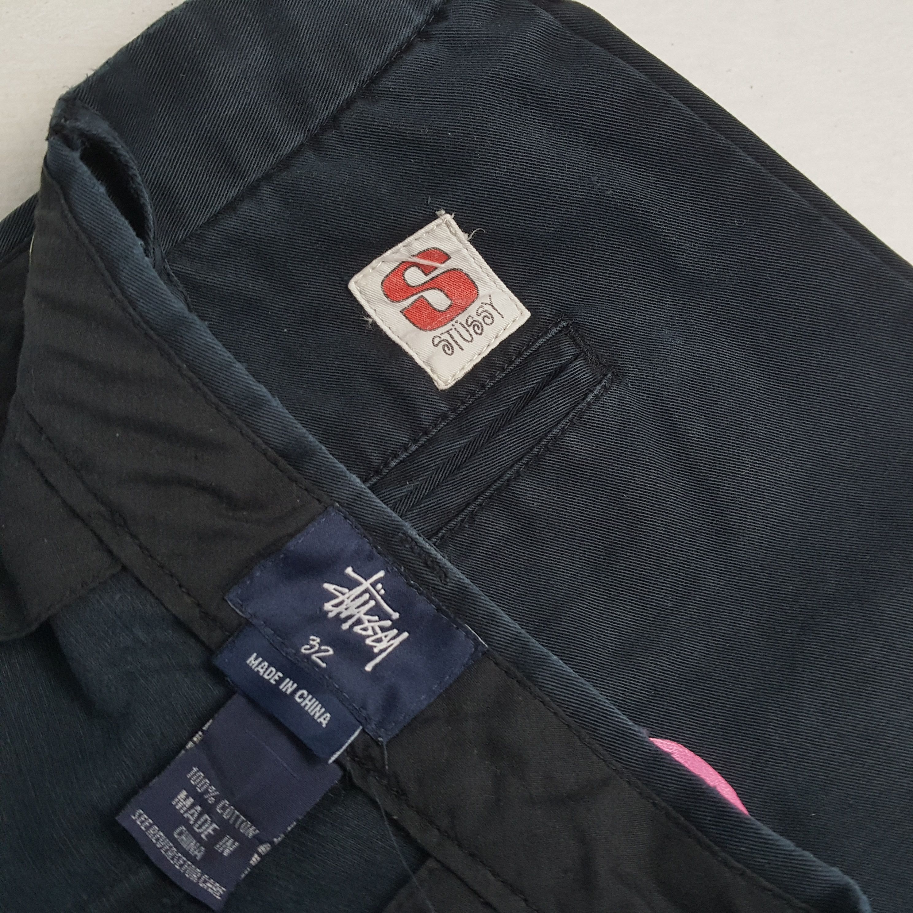 Stussy × Vintage Vintage STUSSY Streetwear Skateboard Big Logo Short Pants Size US 32 / EU 48 - 11 Thumbnail