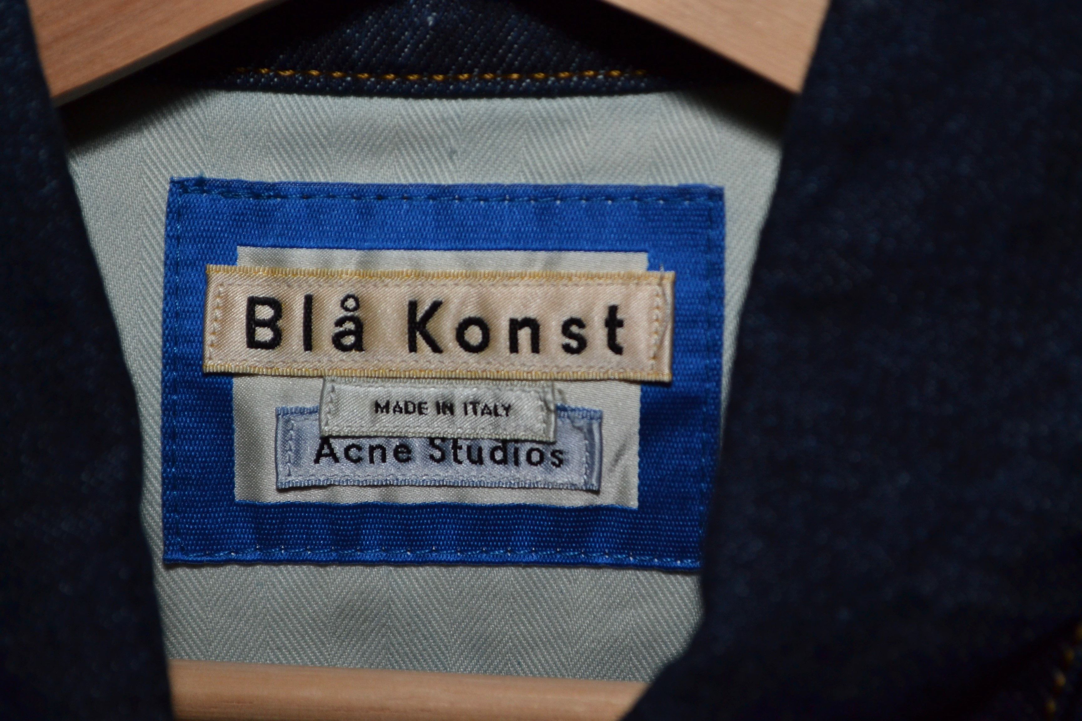 Acne Studios Acne Studios Bla Konst Dark Blue Lamp Denim Trucker Jacket Size M / US 6-8 / IT 42-44 - 7 Thumbnail