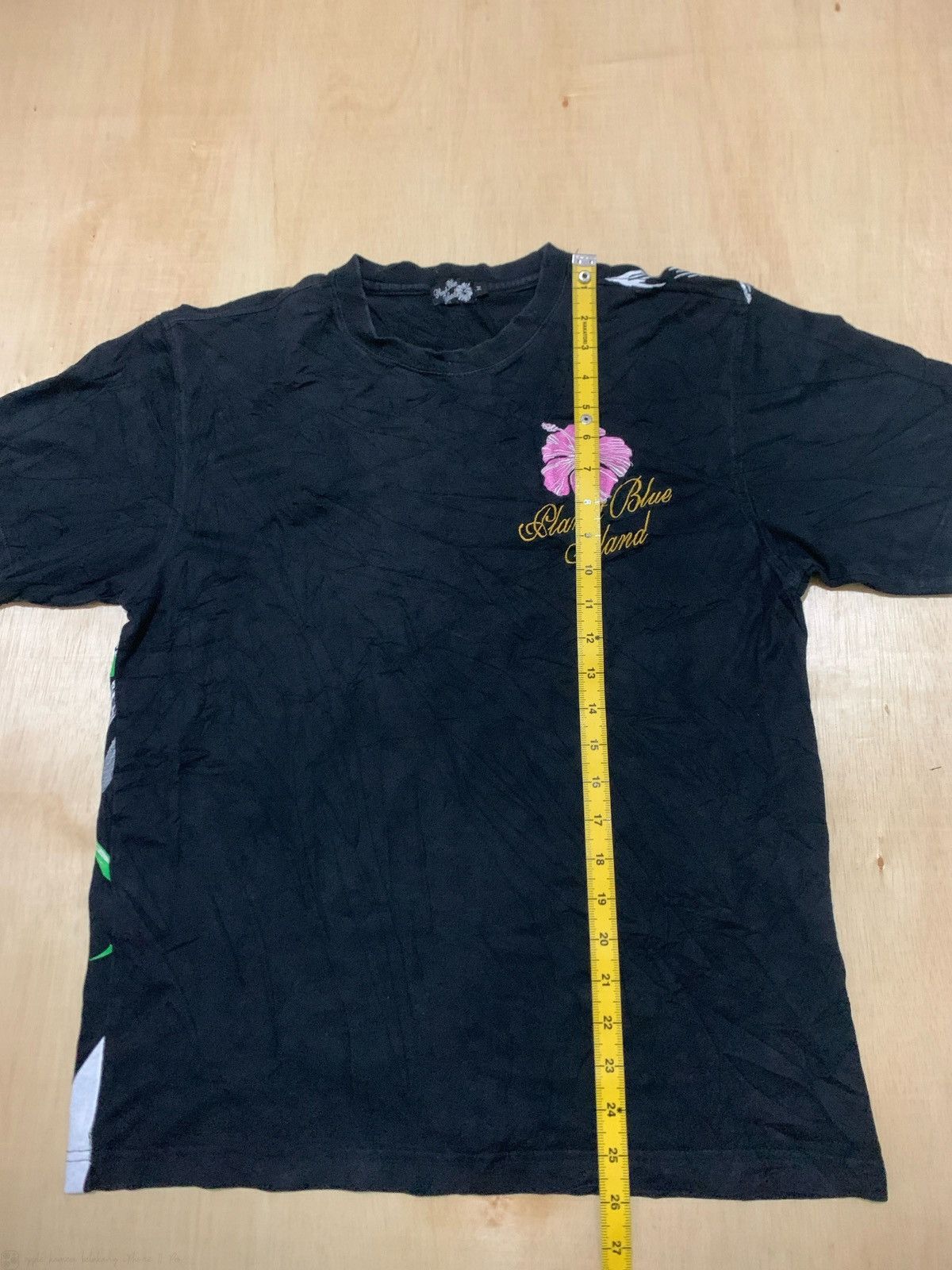 Japanese Brand × Vintage Vintage Y2k Flower Blanet Blue Island Tshirt Size US M / EU 48-50 / 2 - 12 Thumbnail