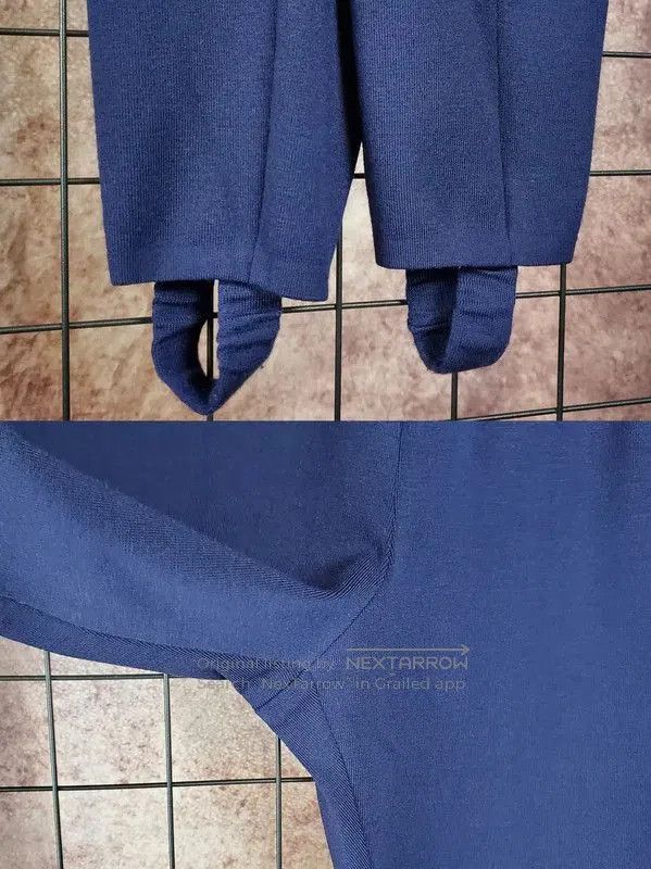 Yves Saint Laurent YSL M Size Casual Wool Pants in Navy Blue . Size 27" / US 4 / IT 40 - 6 Thumbnail