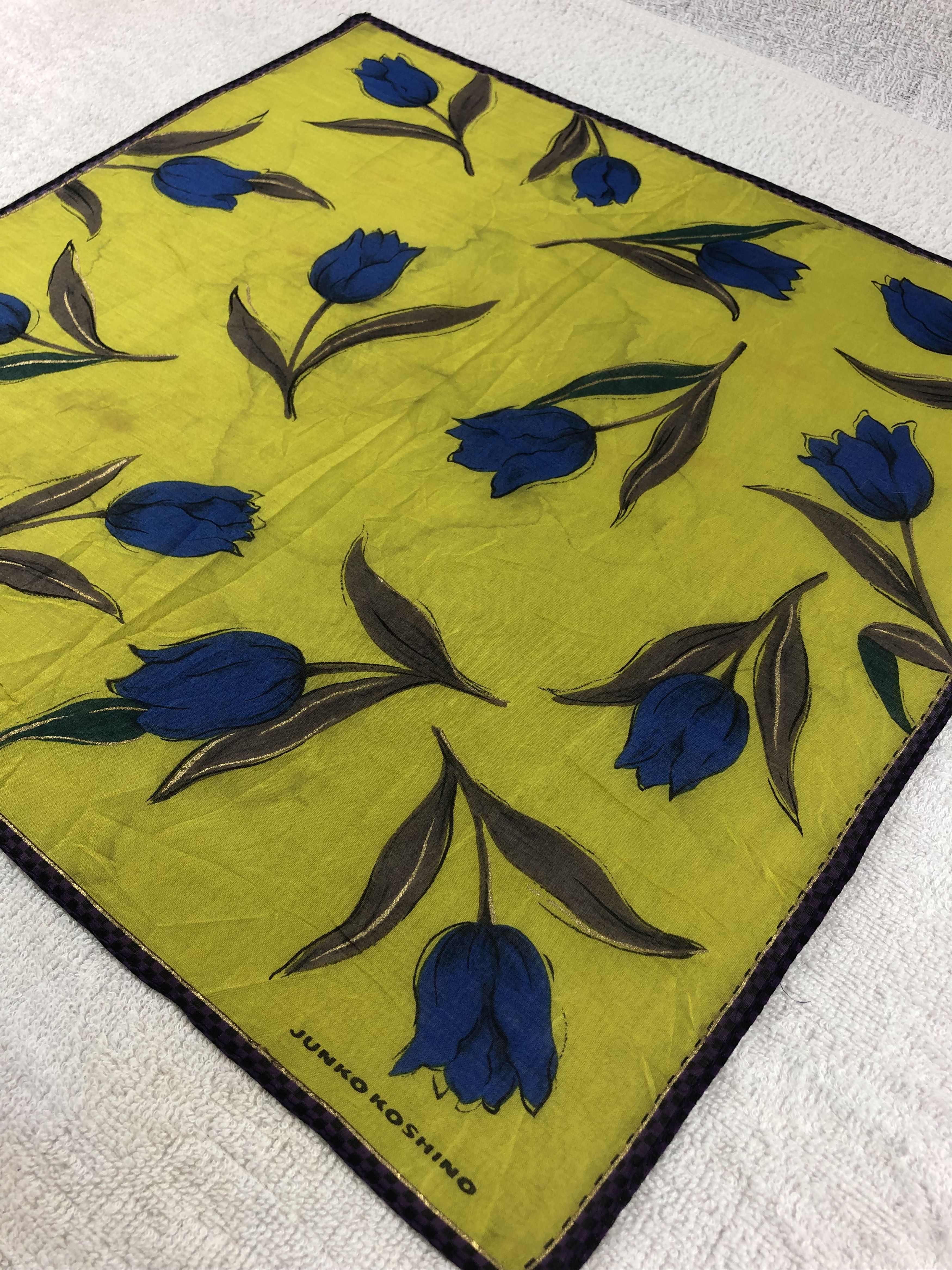 Japanese Brand × Mr. Junko × Vintage Vintage Junko Koshino Handkerchief / Bandana / Neckerchief Size ONE SIZE - 4 Thumbnail
