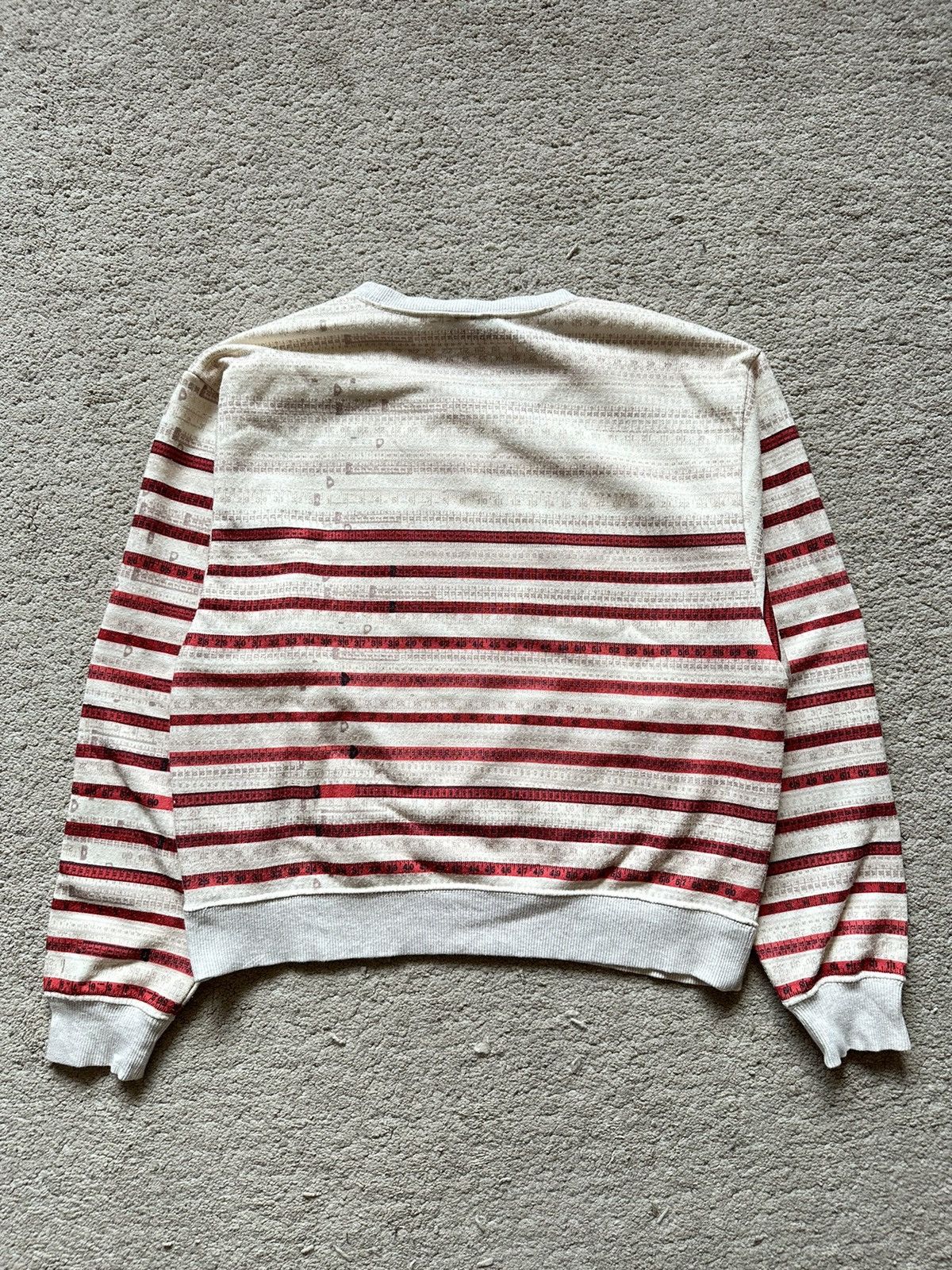 Jean Paul Gaultier 2000s JEAN PAUL GAULTIER Measurement Tape Sweatshirt Size XS / US 0-2 / IT 36-38 - 9 Thumbnail