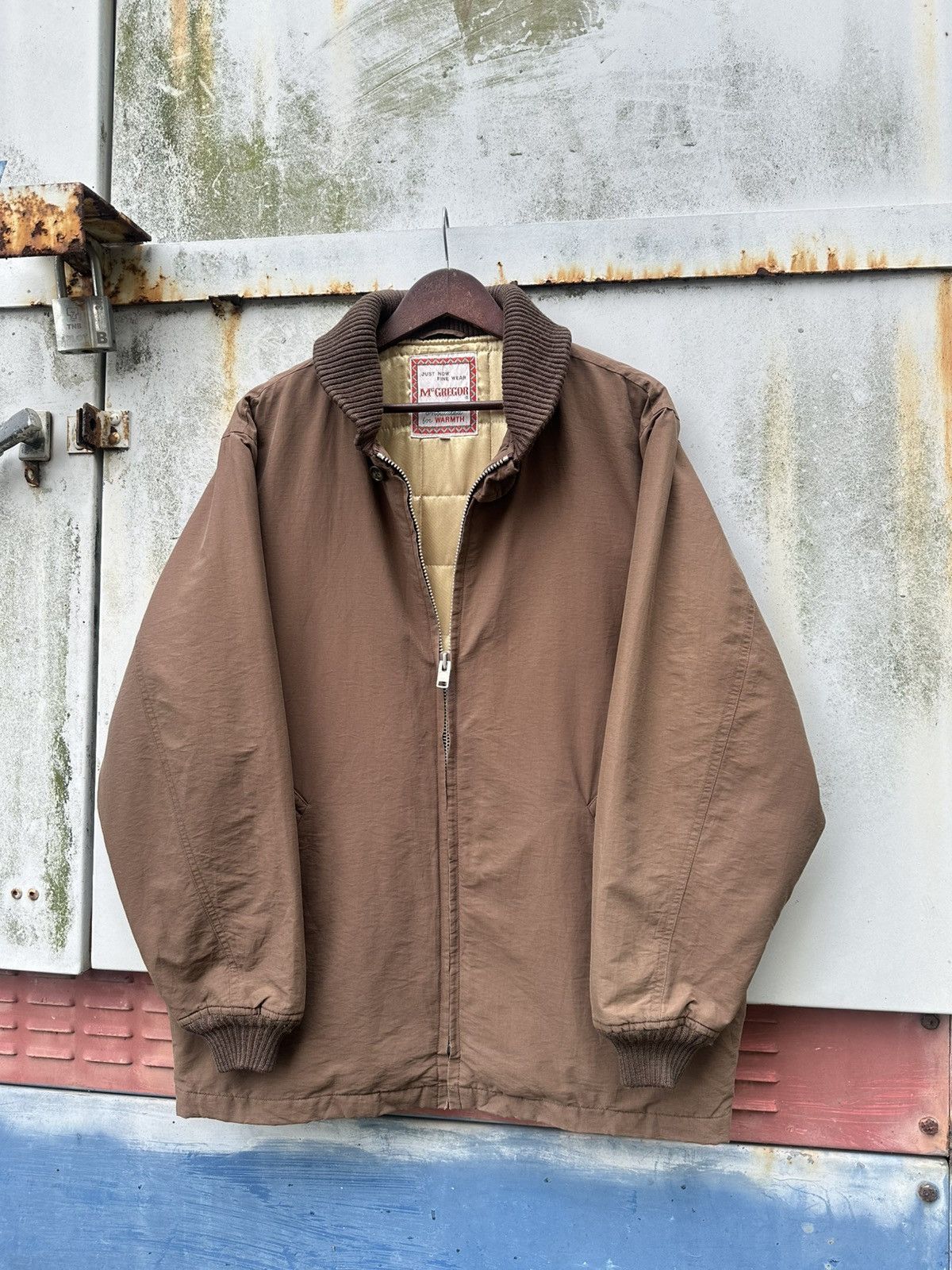 Vintage 👹MC.Gregor Light Puffer Long Bomber Jacket Size US L / EU 52-54 / 3 - 2 Thumbnail