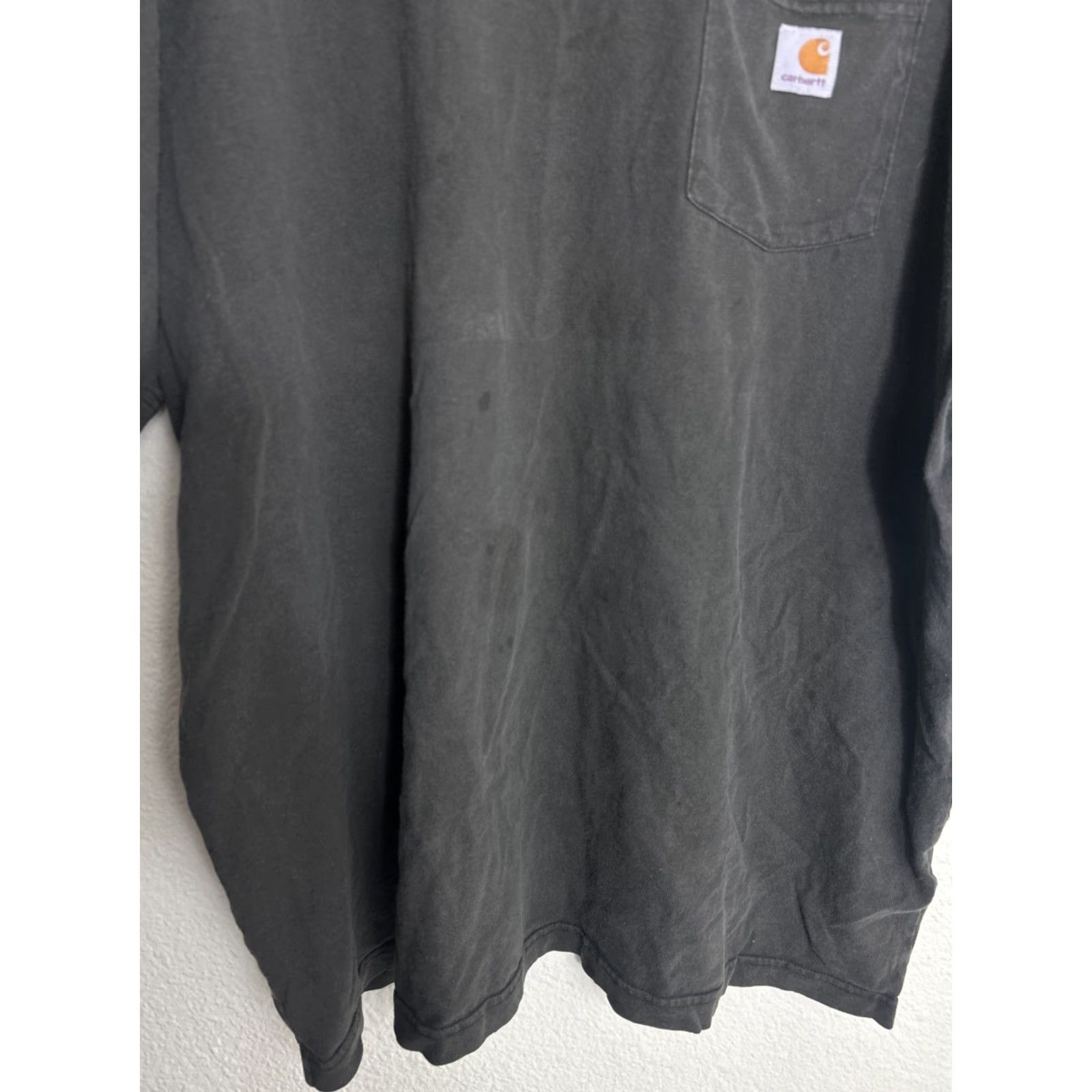 Carhartt Carhartt Shirt Mens 2XL Short Sleeve Green Loose Fit Oil Stains Size US XXL / EU 58 / 5 - 6 Thumbnail