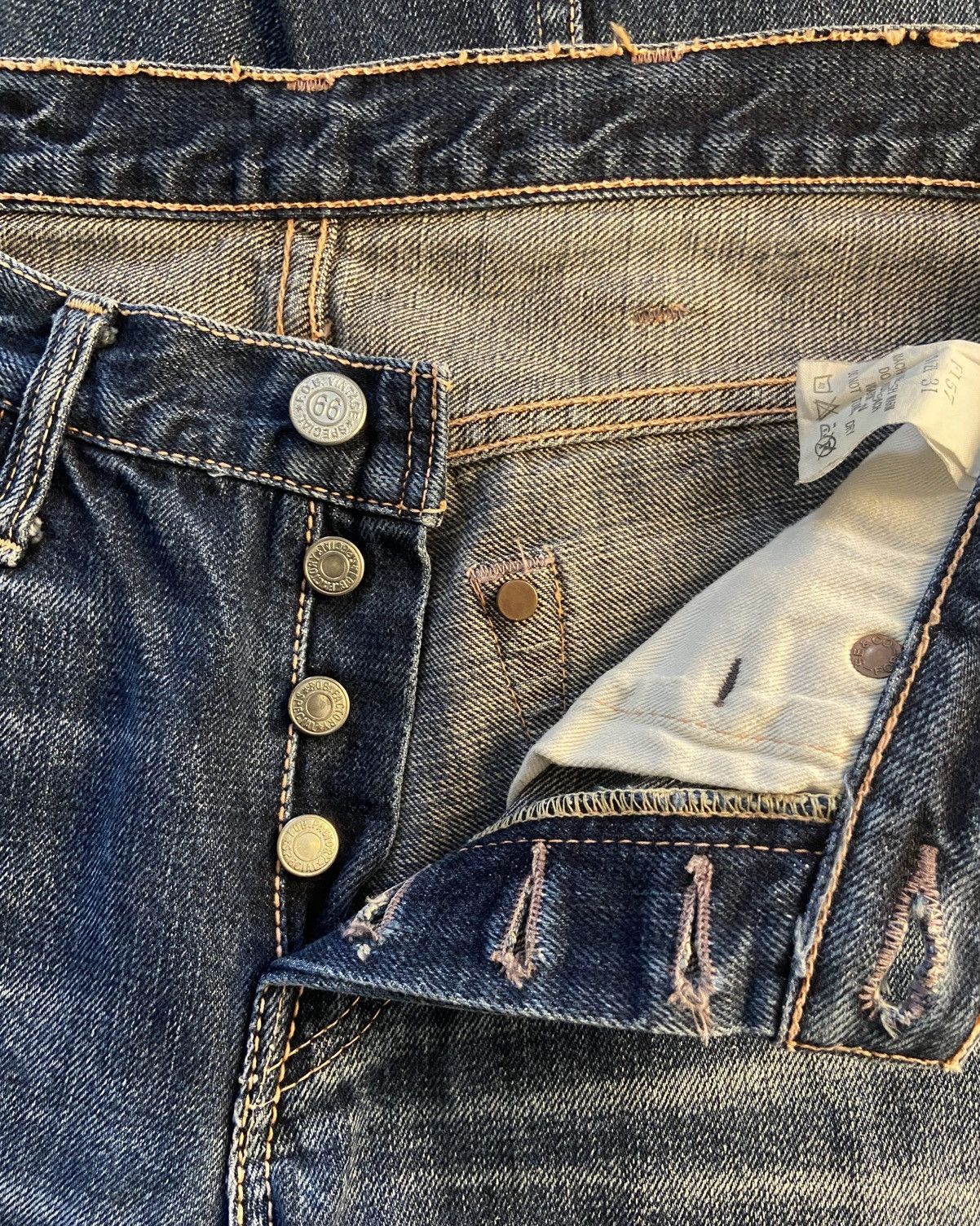 FOB Factory Jean FOB Factory Lot F-157 Selvedge 15oz Made in Japan Size US 31 - 8 Thumbnail