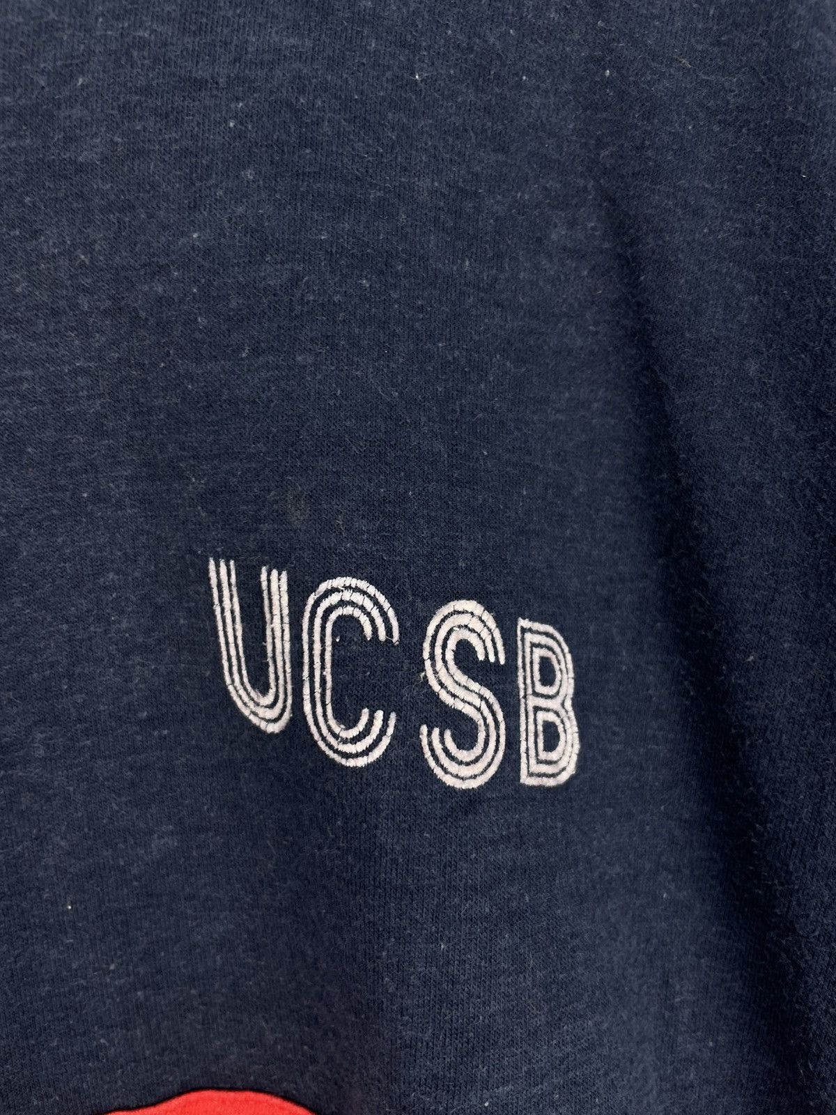Champion Vintage 70s UCSB champion blue bar t shirt Size US XL / EU 56 / 4 - 4 Thumbnail
