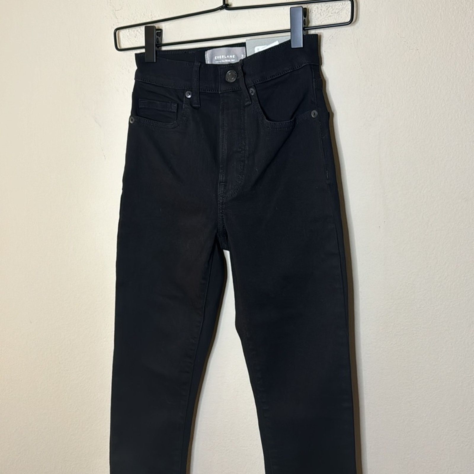 Everlane Everlane The Authentic Stretch High-Rise Skinny -Blk Sz 23 T Size 23" - 4 Thumbnail