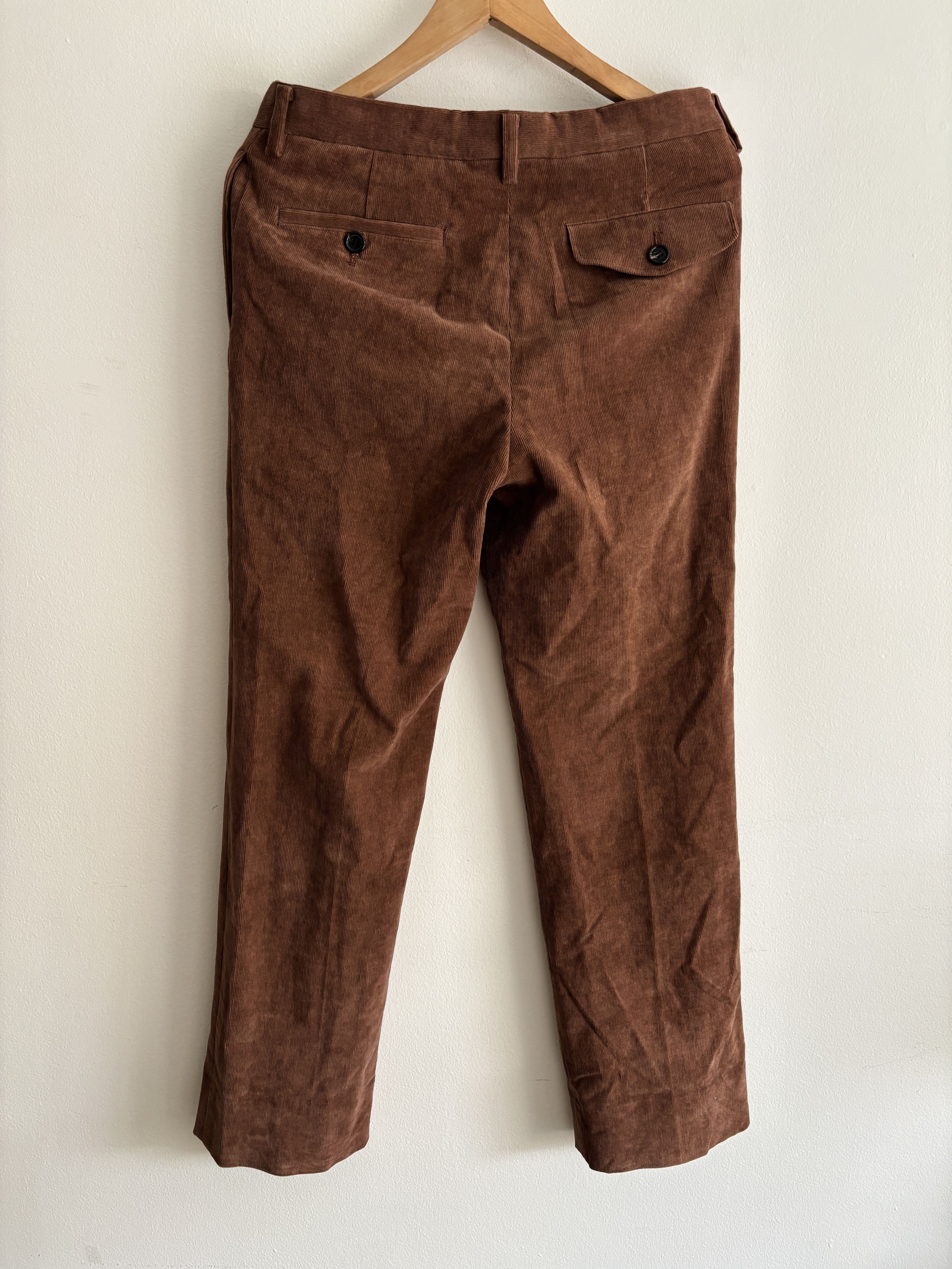 Undercover $550 Wool Cotton Rust Brown Corduroy Pants Size 2 - 30 Size US 30 / EU 46 - 7 Thumbnail
