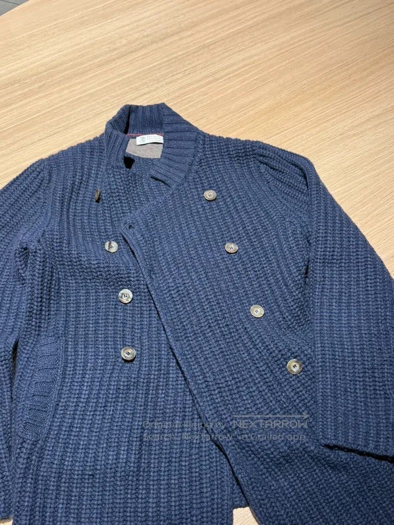 Brunello Cucinelli Brunello Cucinelli Pure cashmere knit sweater Size US M / EU 48-50 / 2 - 1 Thumbnail
