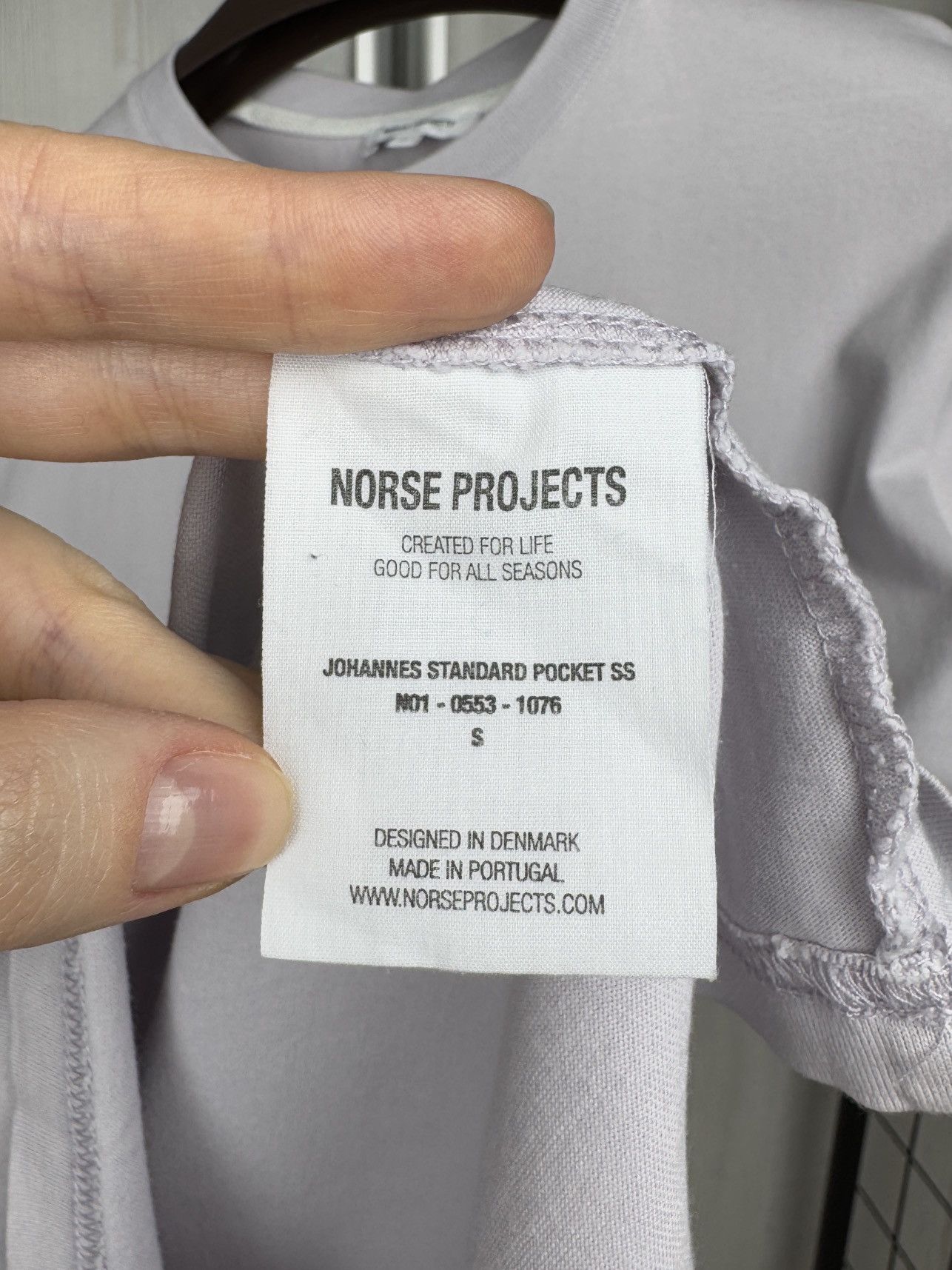Norse Projects NORSE PROJECTS JOHANNES STANDARD POCKET SS Pink Purple Size US S / EU 44-46 / 1 - 10 Thumbnail