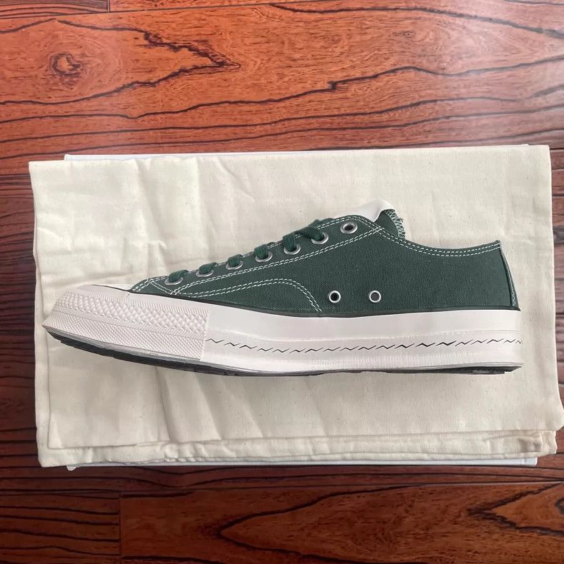 Visvim Visvim 23ss SKAGWAY LO CANVAS green shoes with thin soles-2 Size US 8 / EU 41 - 4 Thumbnail