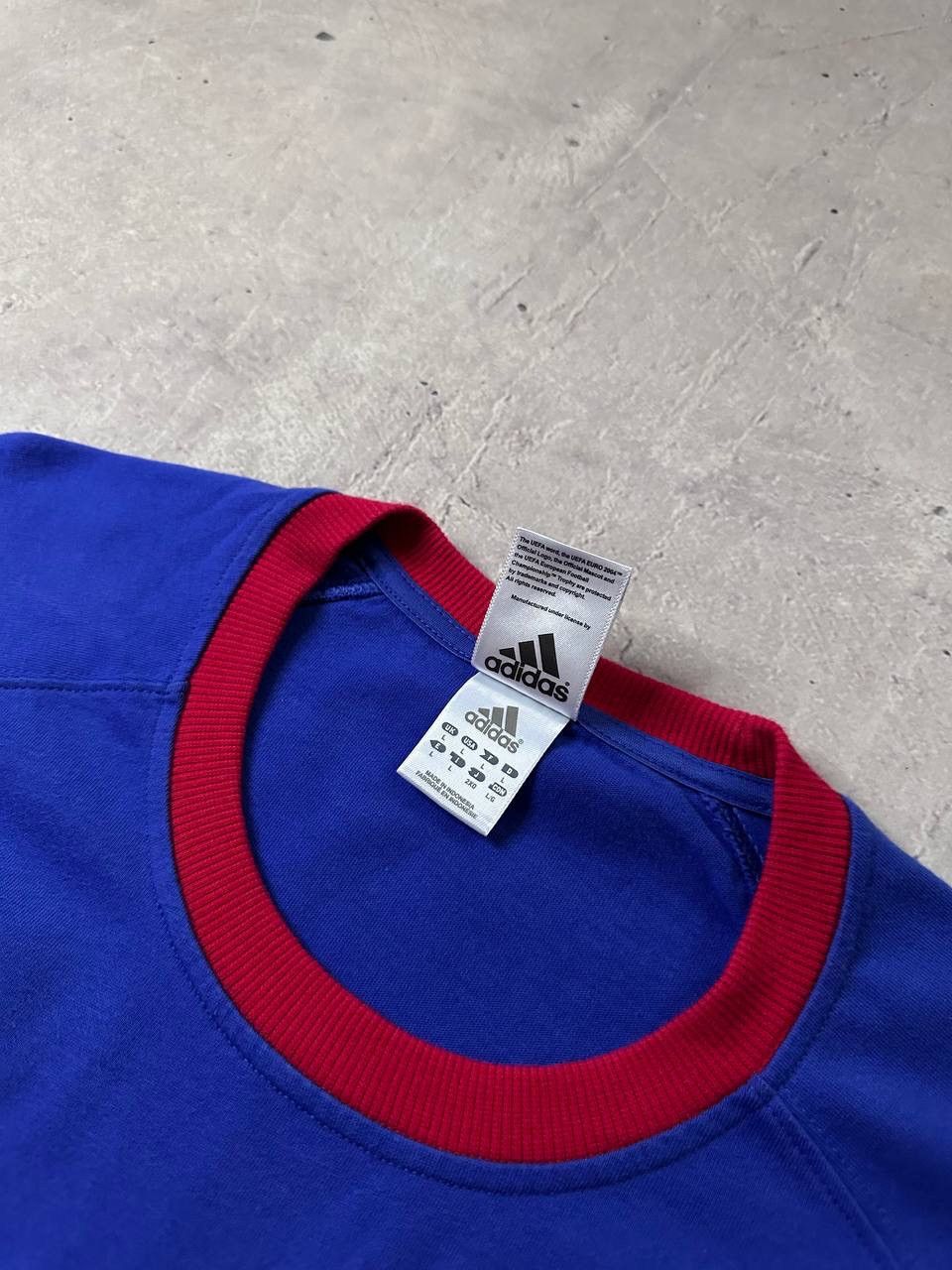Adidas × Vintage Adidas France National Football Soccer Team 2004 T-Shirt Size US L / EU 52-54 / 3 - 5 Thumbnail