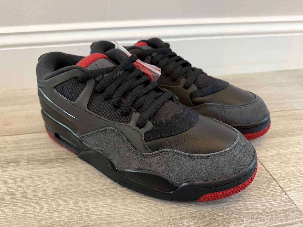 Air Jordan 4 RM Bred Black Varsity Red Anthracite Sz 12 New