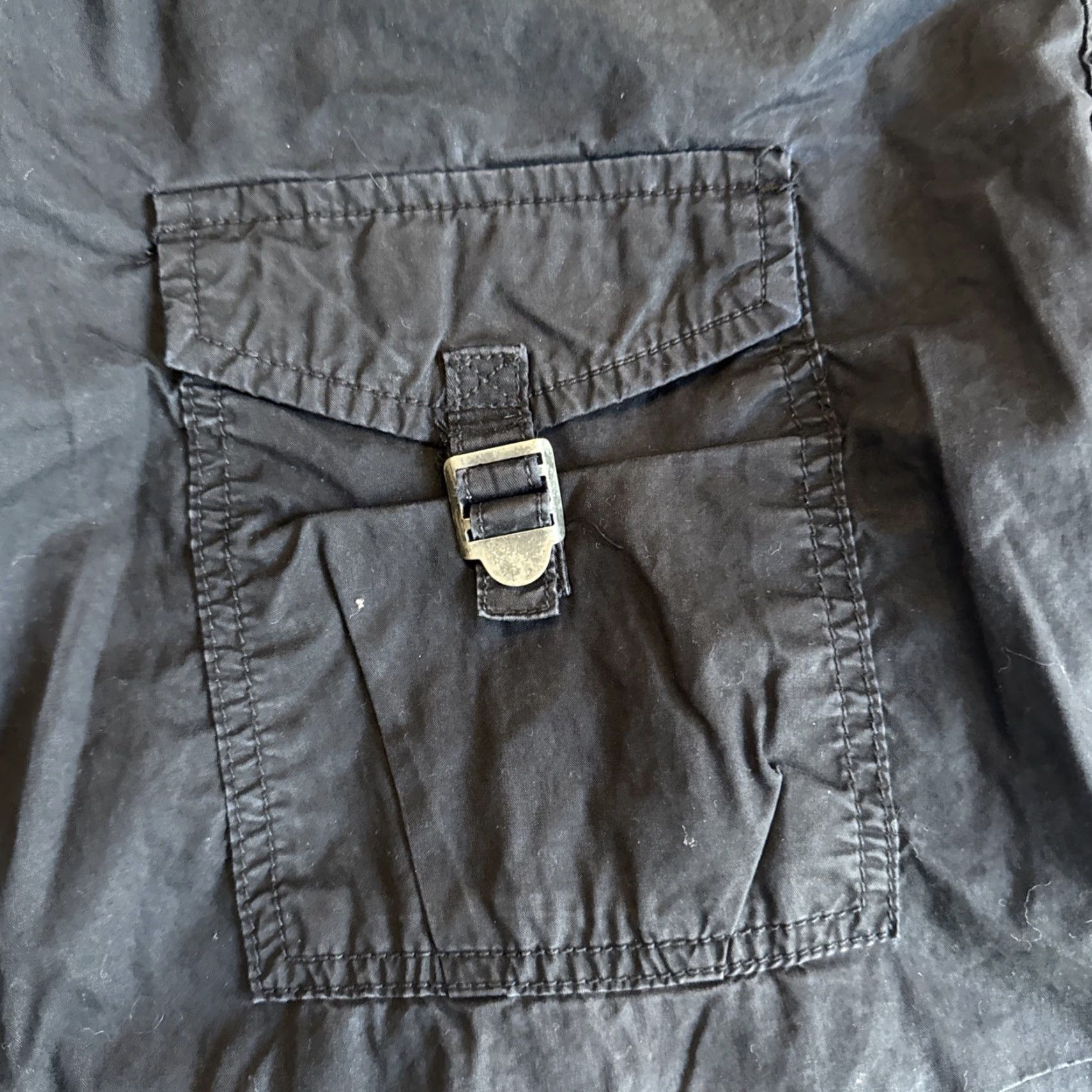 Sean John VINTAGE Sean John Cargo Shorts Men 36 Black Cropped 00’s Y2K Size US 36 / EU 52 - 2 Thumbnail