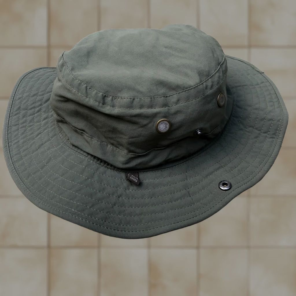 Vintage VINTAGE White Sierra Insect Shield Boonie Hat M/L Mens Nylon Green Cap Size ONE SIZE - 1 Thumbnail