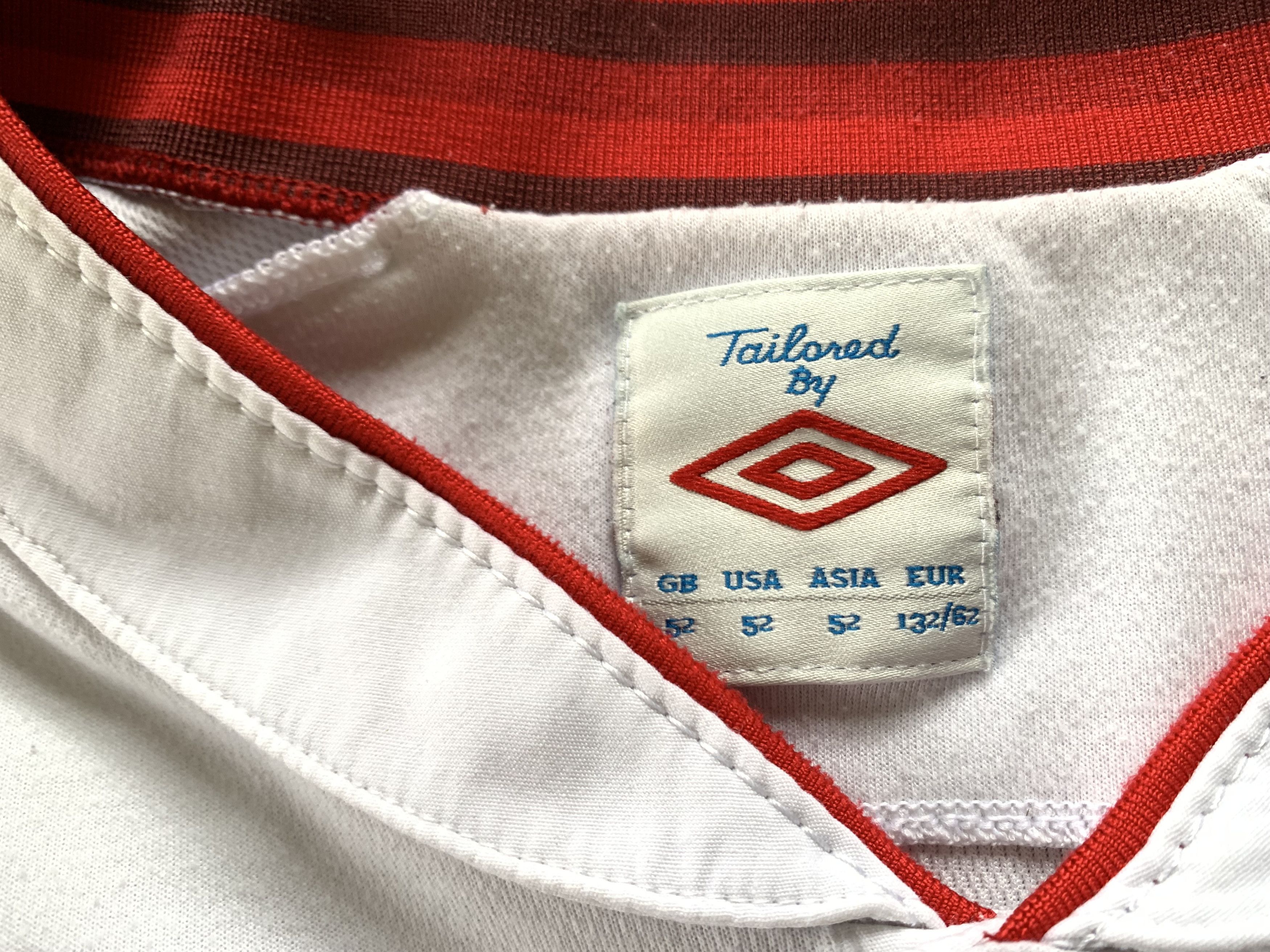 Umbro × Vintage Umbro England Training Polo Jersey T Shirt Size US L / EU 52-54 / 3 - 7 Thumbnail