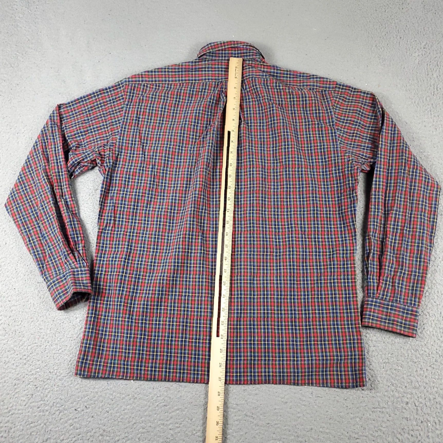 Ralph Lauren Ralph Lauren Button-Up Shirt Mens Small Red Blue Plaid Long Sleeve Casual Preppy Size US S / EU 44-46 / 1 - 6 Thumbnail