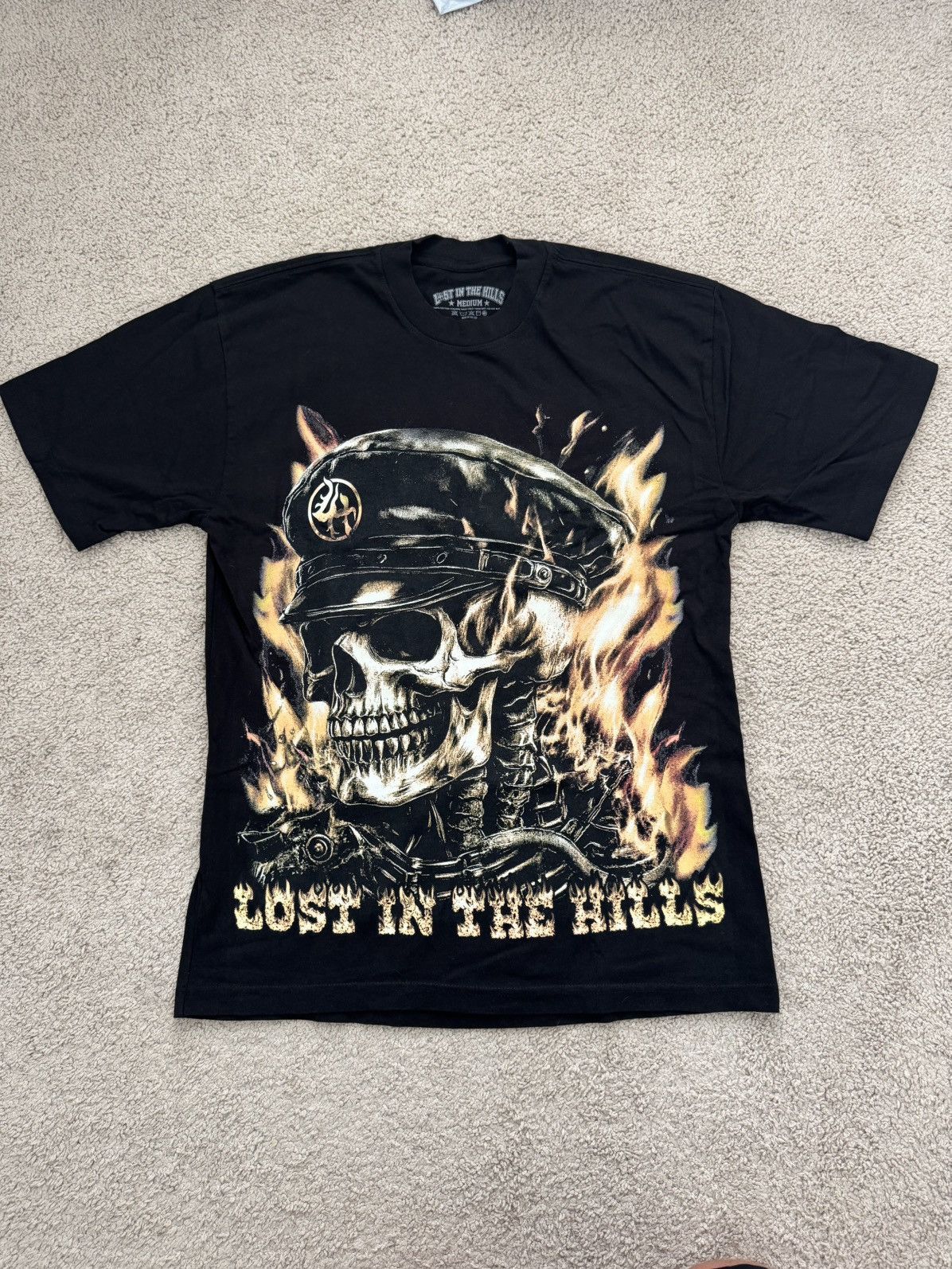 Lost hills Lost In The Hills Fire Skeleton Tee Size US M / EU 48-50 / 2 - 1 Thumbnail