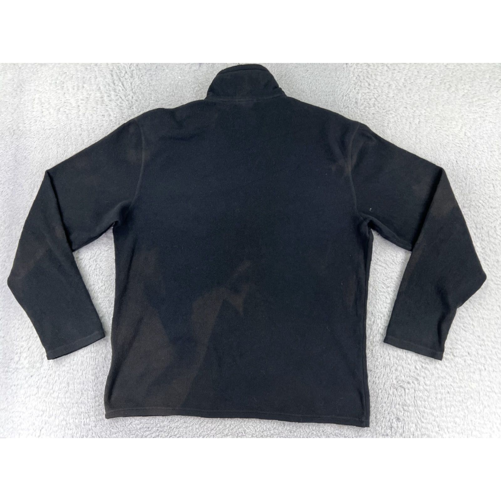 The North Face The North Face Sweater Mens Medium Black Long Sleeve 1/4 Zip Fleece Polyester Size US M / EU 48-50 / 2 - 2 Thumbnail