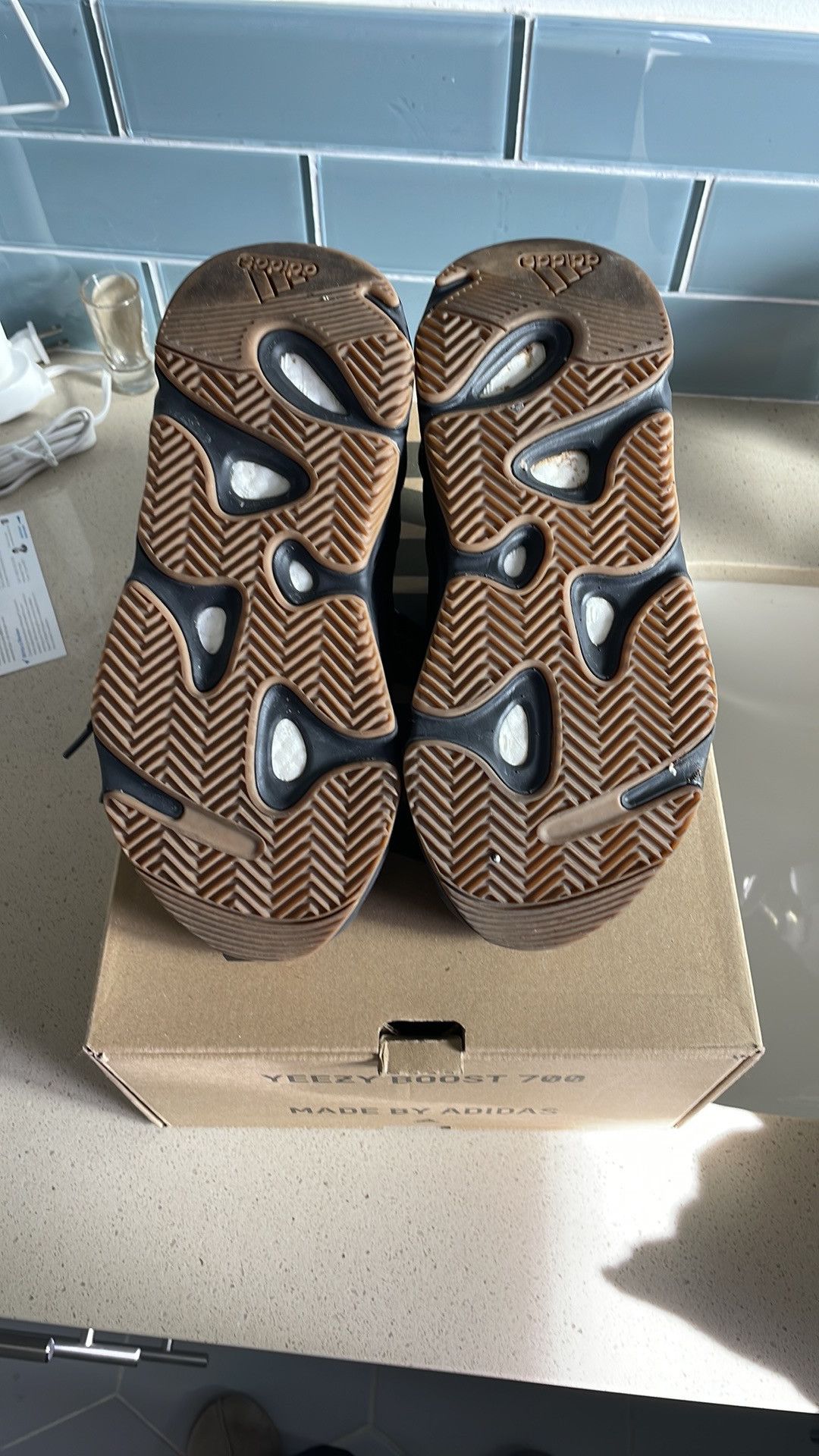 Adidas × Yeezy Yeezy Boost 700 Utility Black Size US 6.5 / IT 36.5 - 5 Thumbnail