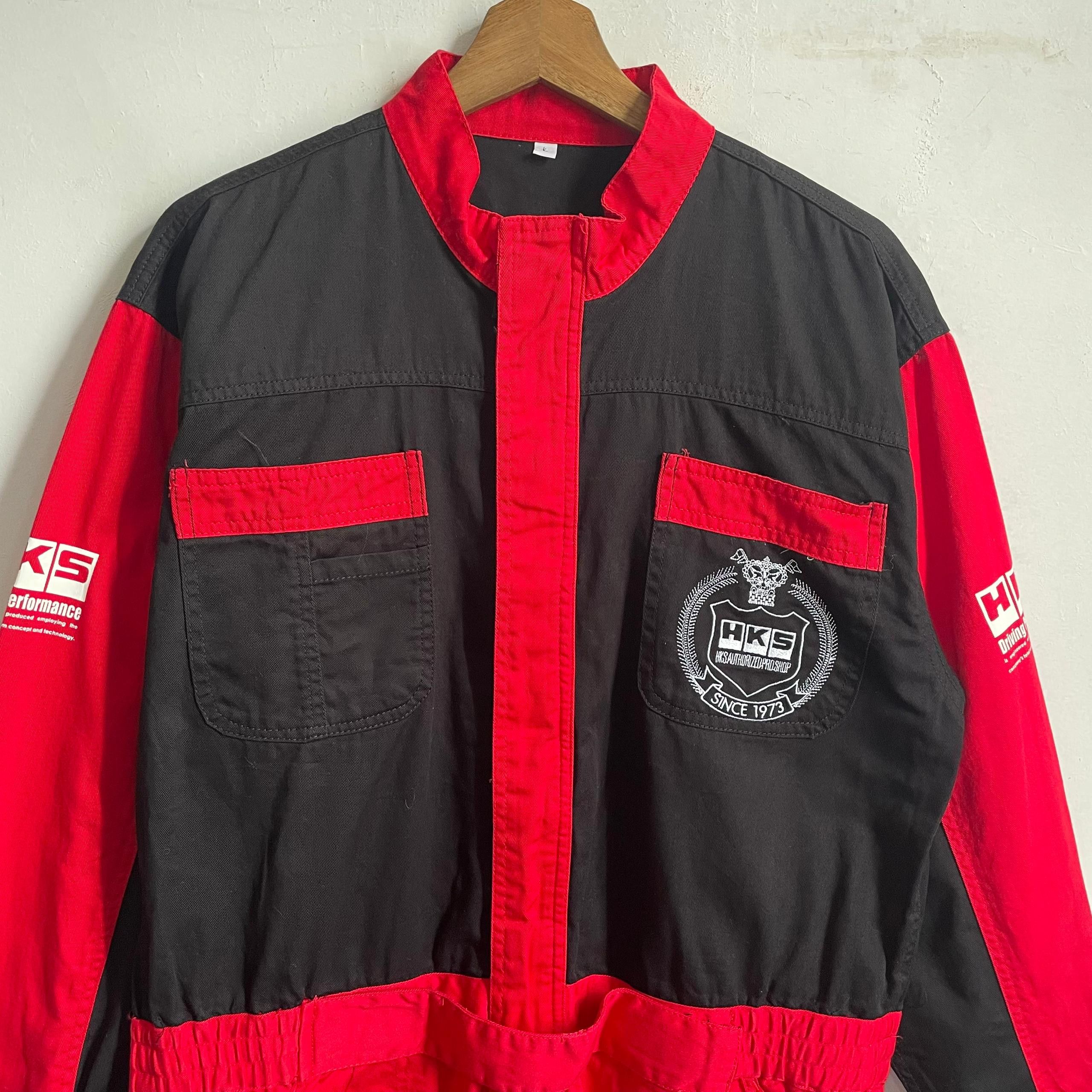 Japanese Brand Hks Rare Coverall Size US 34 / EU 50 - 4 Thumbnail