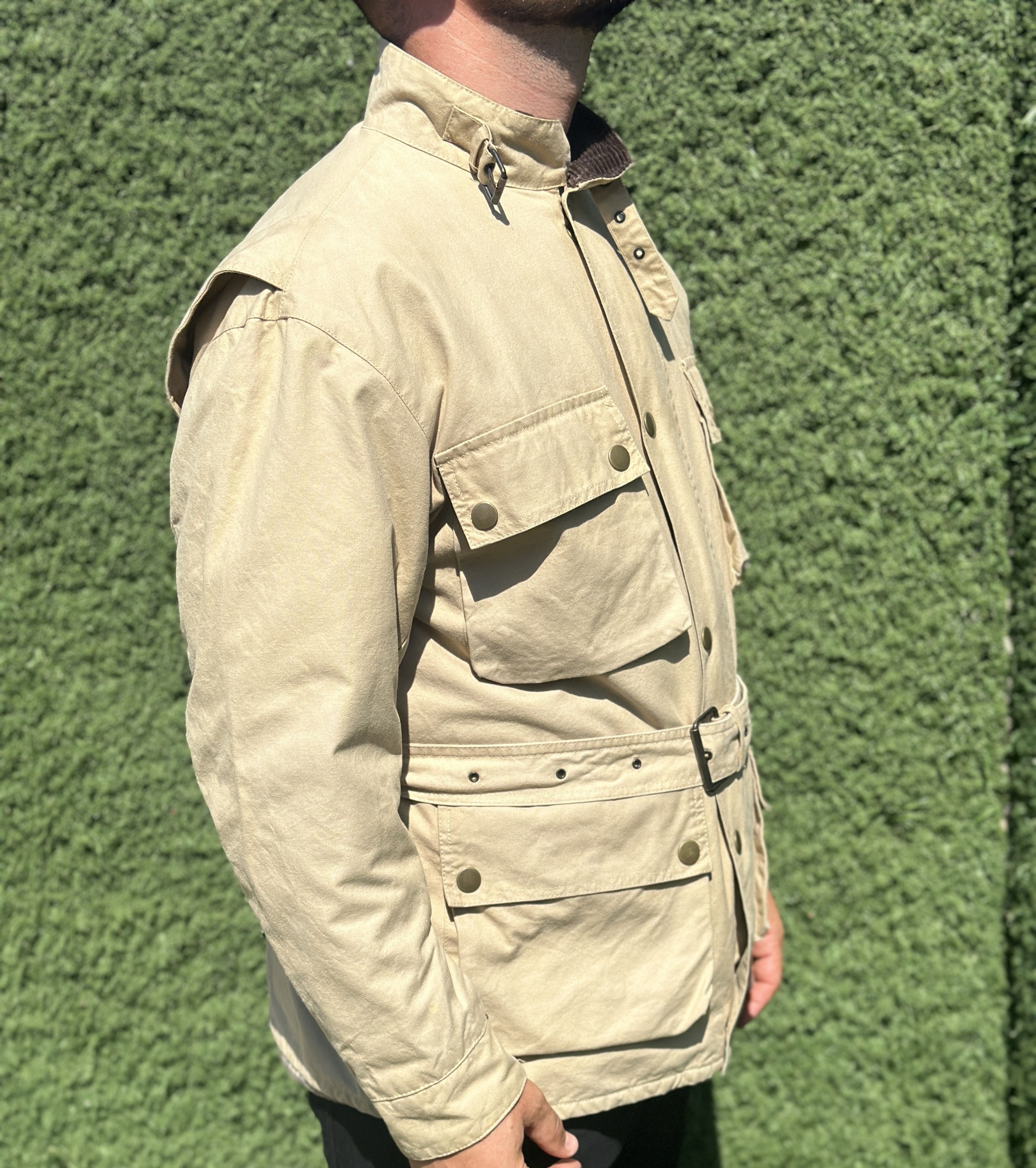 Belstaff Belstaff Wax Rider Motorcycle Motorcycle Bike Beige Size L Size US L / EU 52-54 / 3 - 7 Thumbnail