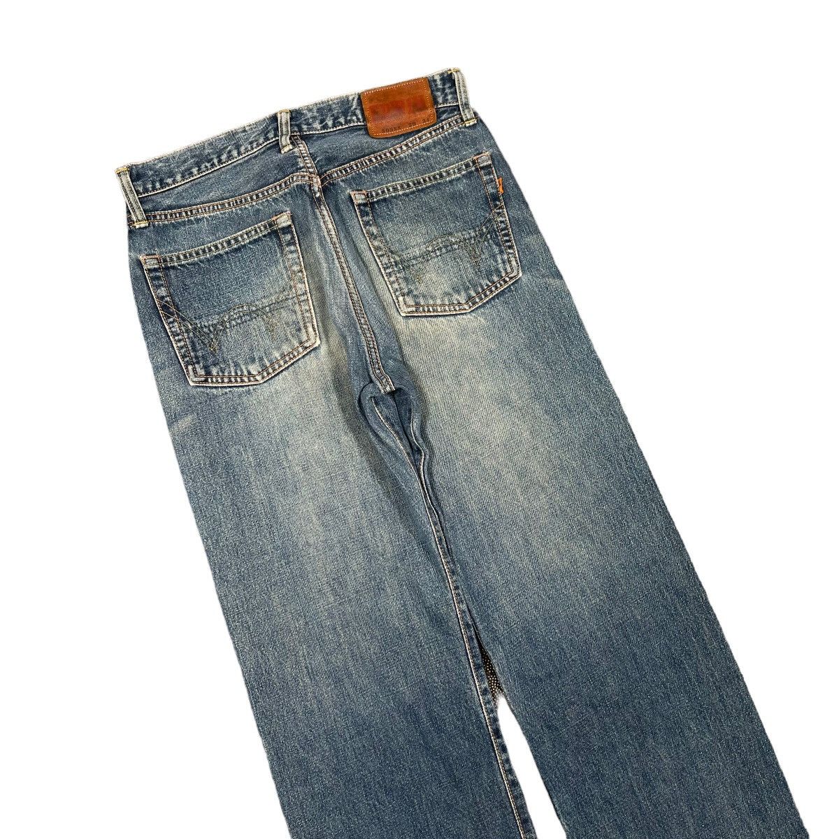 Edwin × Vintage Vintage 80s Edwin 505XX Redline Selvedge Baggy Jeans Size US 29 - 7 Thumbnail