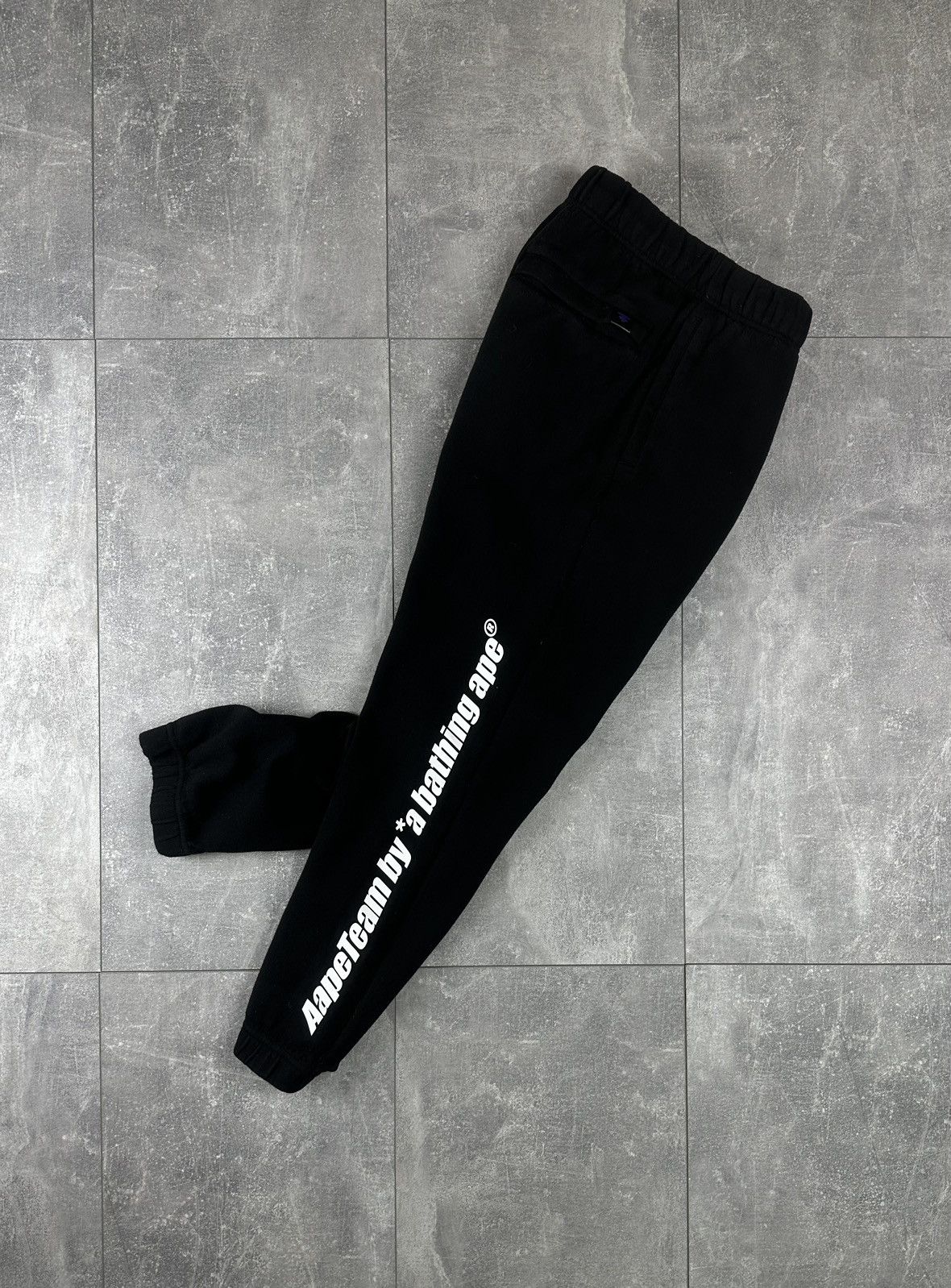 Bape Aape Team By A Bathing Ape Mens Sweatpants Jogger Size US 30 / EU 46 - 2 Thumbnail