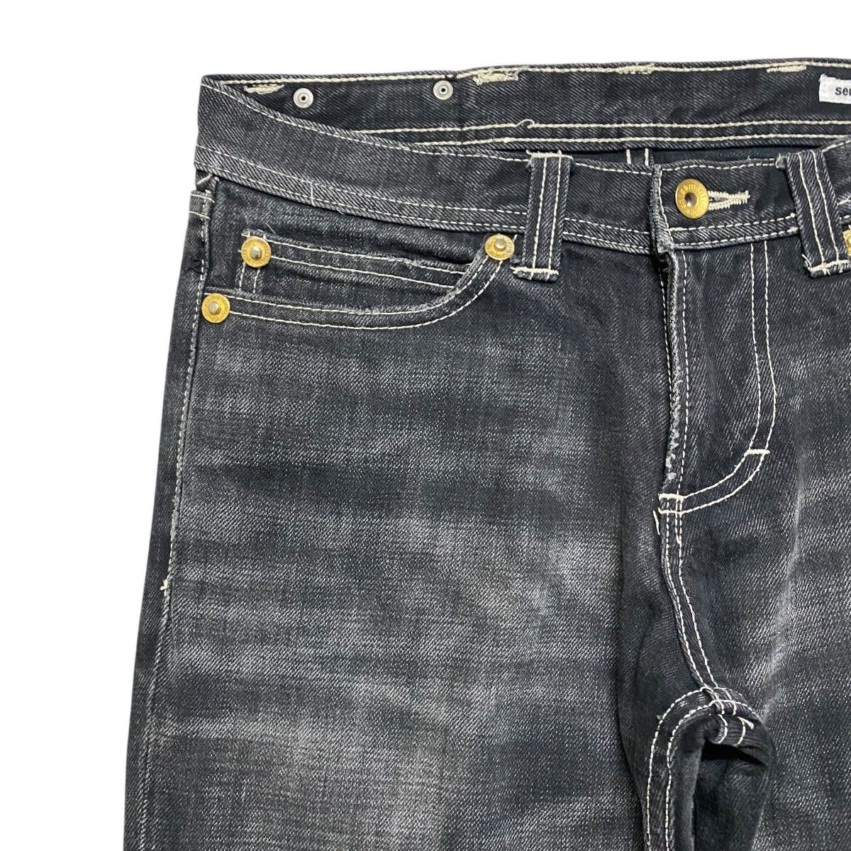 semanticdesign Semantic Design Black Clawmark Denim Jeans Size US 31 - 4 Thumbnail