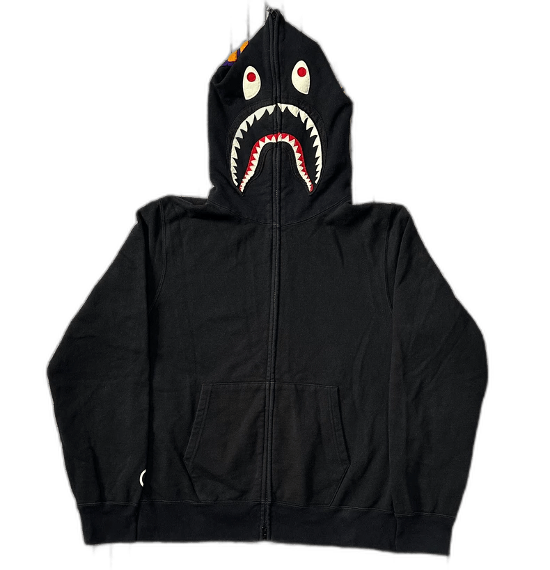 Bape BAPE Black Shark Hoodie with Glow Effect Size US XL / EU 56 / 4 - 1 Thumbnail