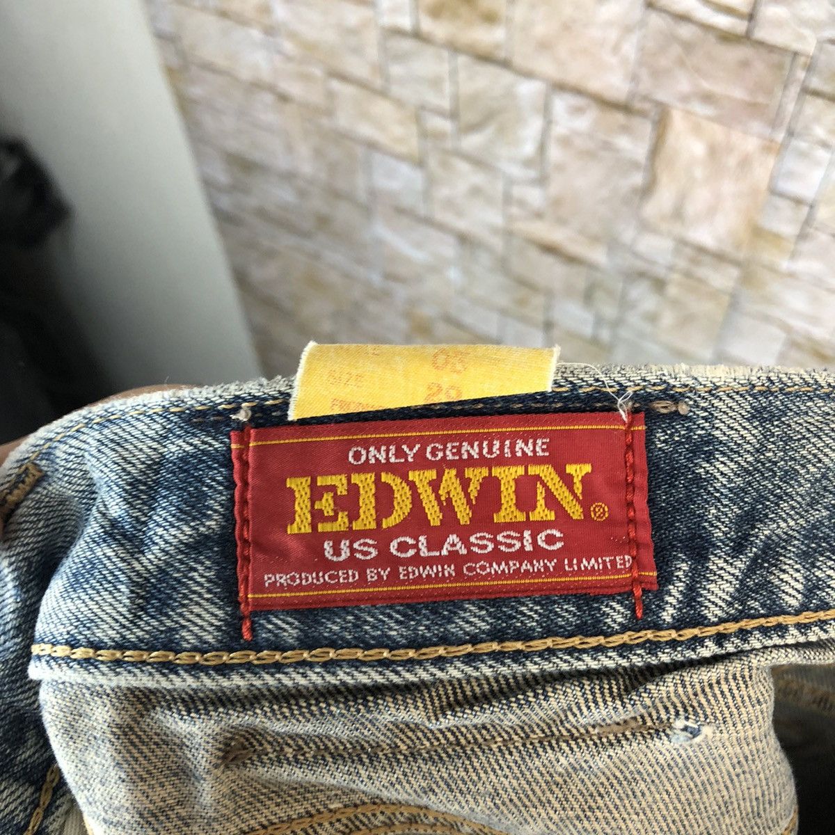Edwin Vintage Edwin Blue Denim Pants #7575 Size US 29 - 22 Thumbnail