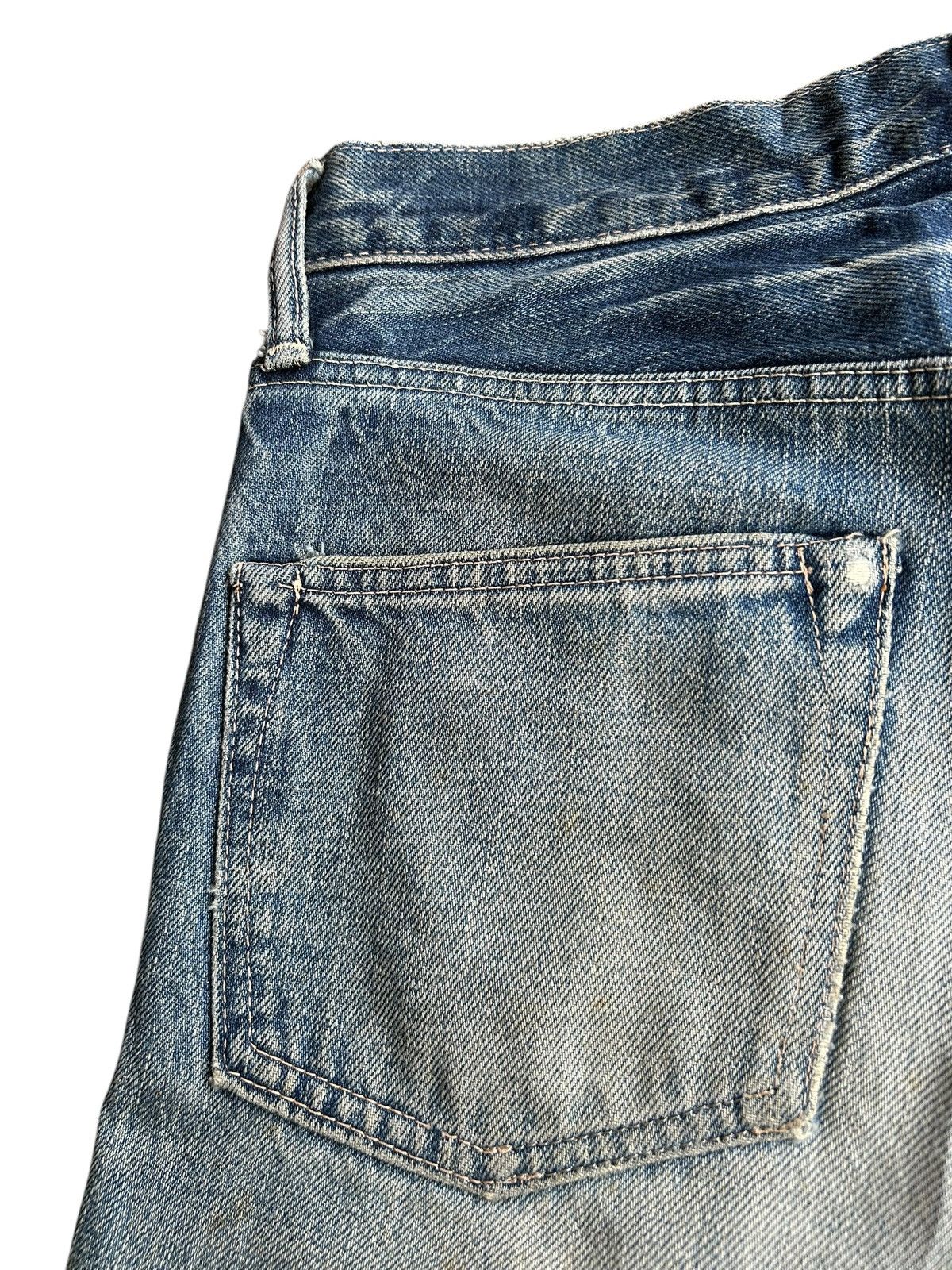 Japanese Brand × Kapital × Vintage Omnigod Selvedge Distressed Denim Jeans Size US 30 / EU 46 - 8 Thumbnail