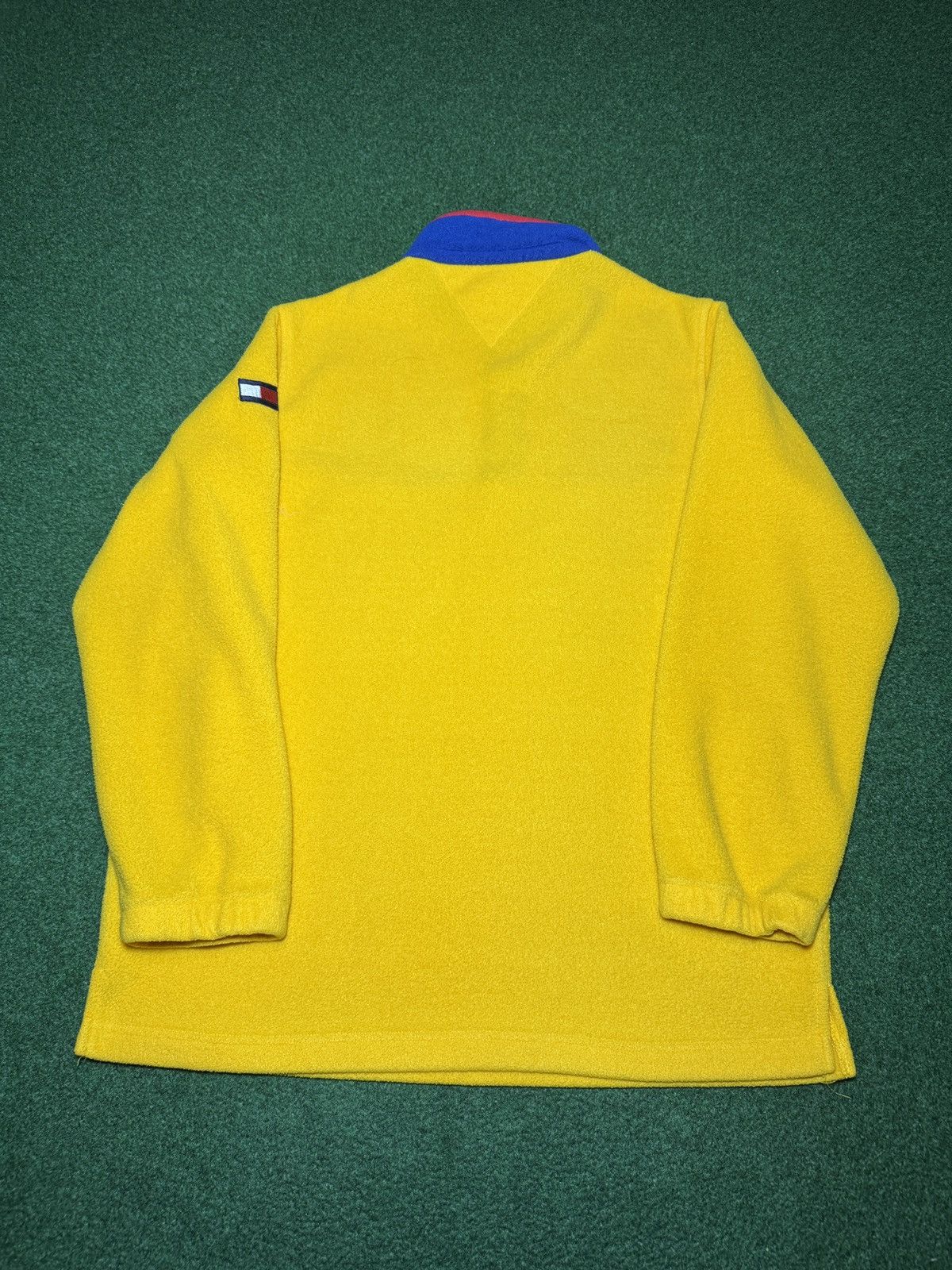 Tommy Hilfiger Vintage 90s Tommy Hilfiger 1/4 Zip Small Yellow Fleece Size US S / EU 44-46 / 1 - 5 Thumbnail