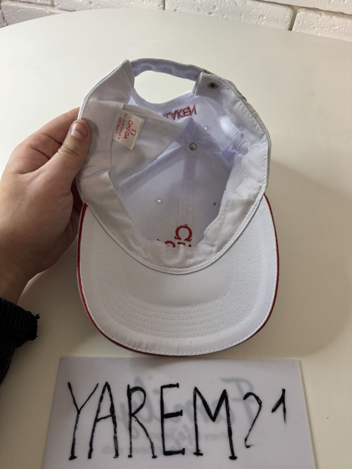 Omega Omega cap hat Size ONE SIZE - 4 Thumbnail