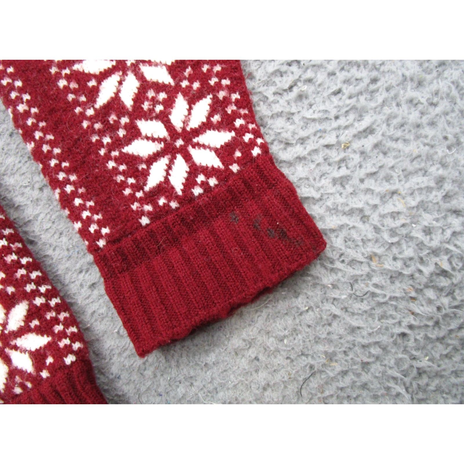 Vintage VINTAGE 80s 90s Redwood Ross Nordic Snowflake Zip Up Cardigan Sweater Size M Red Size US M / EU 48-50 / 2 - 3 Thumbnail