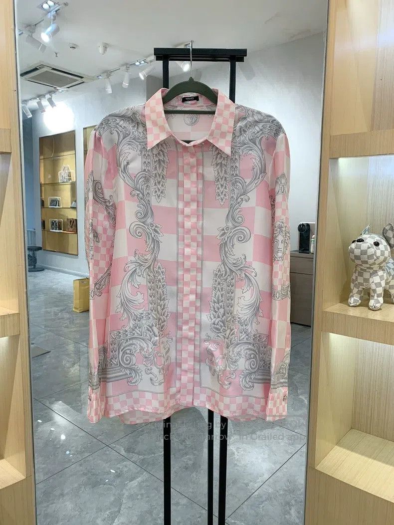 Versace Versace Mulberry silk set Size L / US 10 / IT 46 - 1 Thumbnail