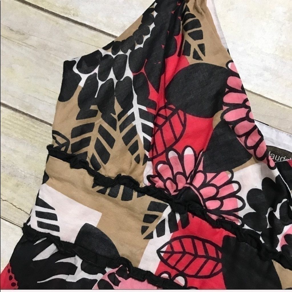 Vintage VINTAGE Claude Brown 60s 70s floral print tank top size 8 Size M / US 6-8 / IT 42-44 - 5 Thumbnail