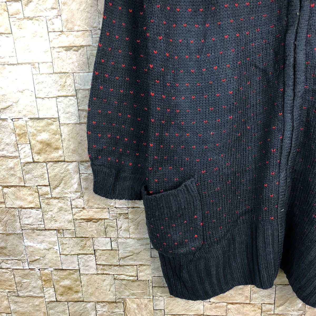 Homespun Knitwear × Japanese Brand Putietal art Dark Blue Hoodie knitwear #A270 Size L / US 10 / IT 46 - 7 Thumbnail