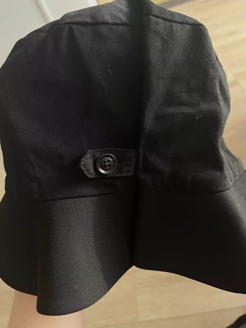 Yohji Yamamoto Yohji Yamamoto Yohji Yamamoto Y'S Hat with Decorative Butt Size ONE SIZE - 3 Thumbnail